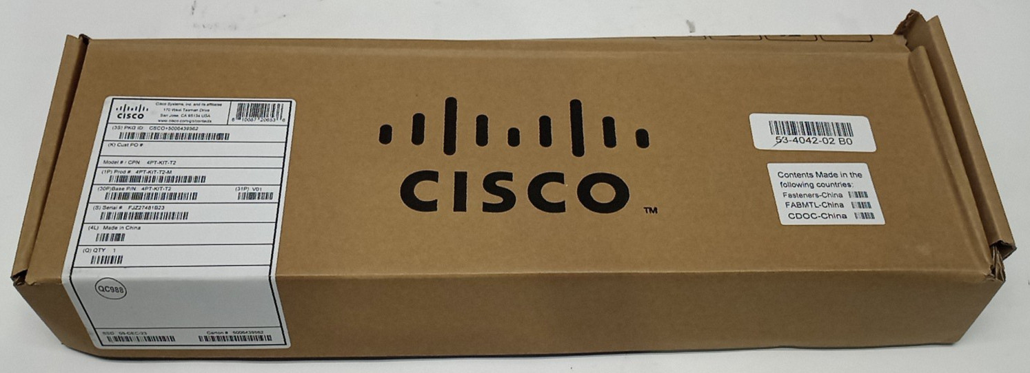 NOB Cisco 4PT-KIT-T2-M 4-Post Rack-Mount Kit for Cisco 9300-M Series N2054 C9