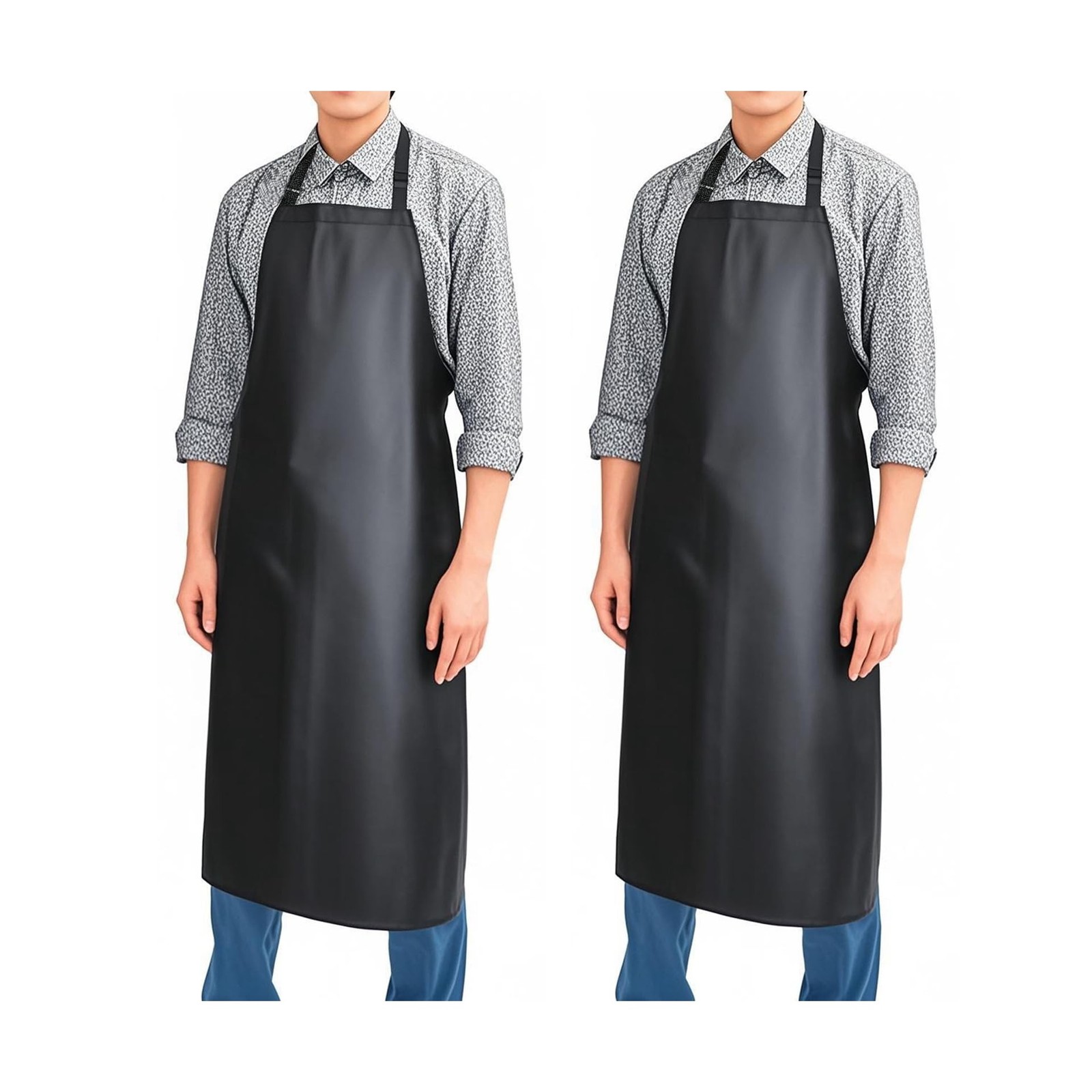 Waterproof Rubber Apron Adjustable Dishwasher Apron - Heavy Dut... FAST USA SHIP