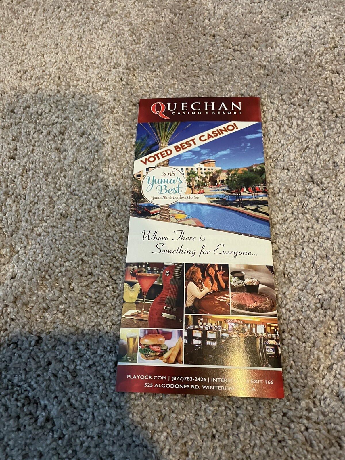 Yuma Arizona Guide map Brochure Flyer