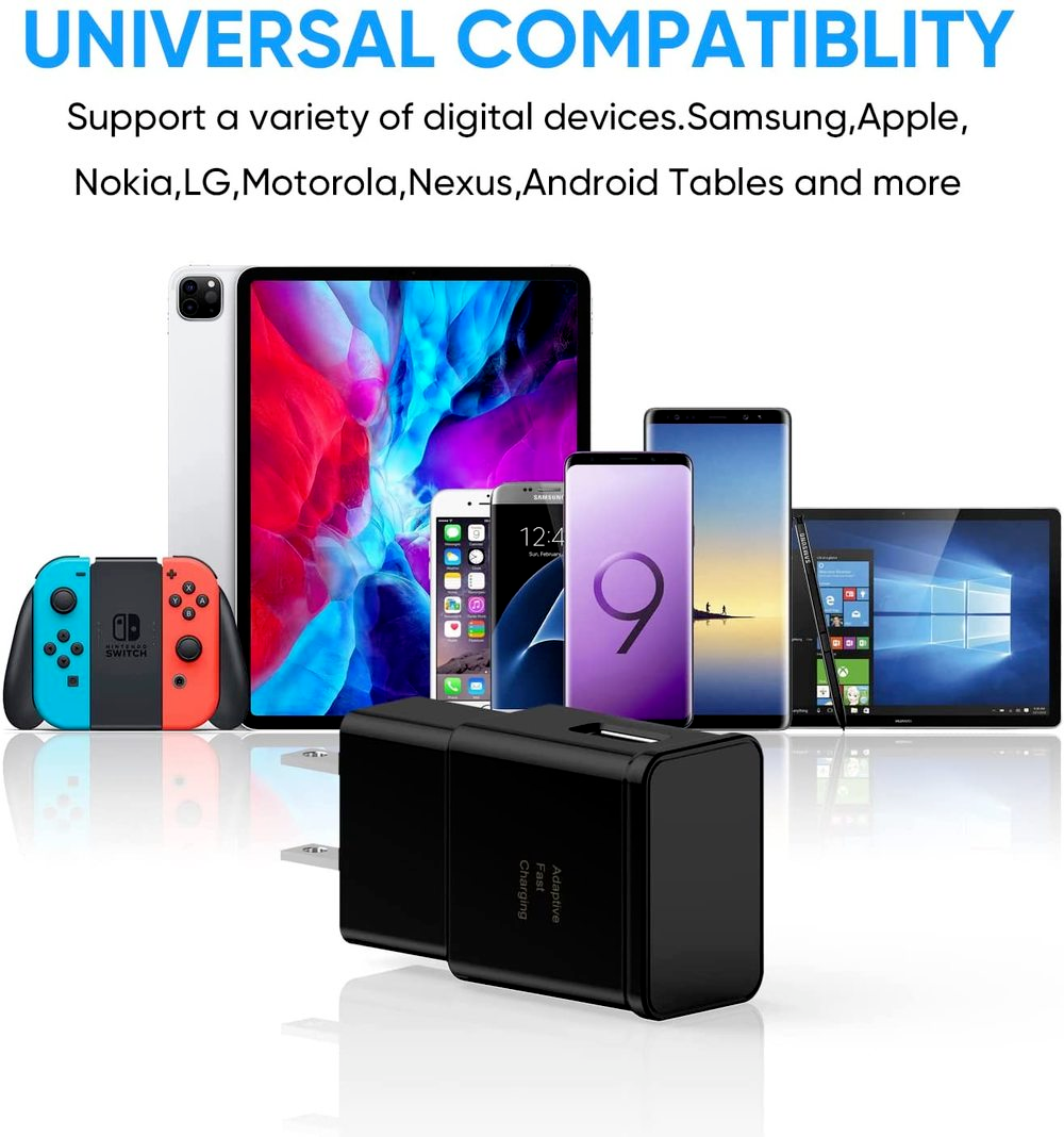 3 PACK Type USB-C Fast Wall Charger Adaptive For Samsung Galaxy S22 S21 S20 S10