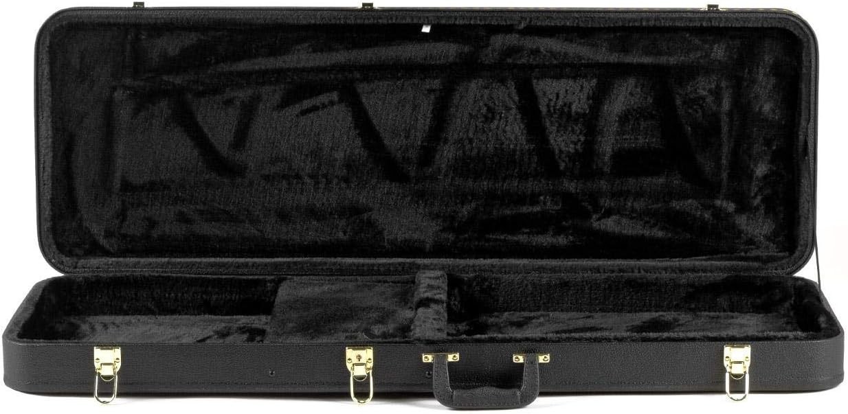 Guardian Model CG-020-E Rectangular Hardshell Case for Electric Guitar, Black