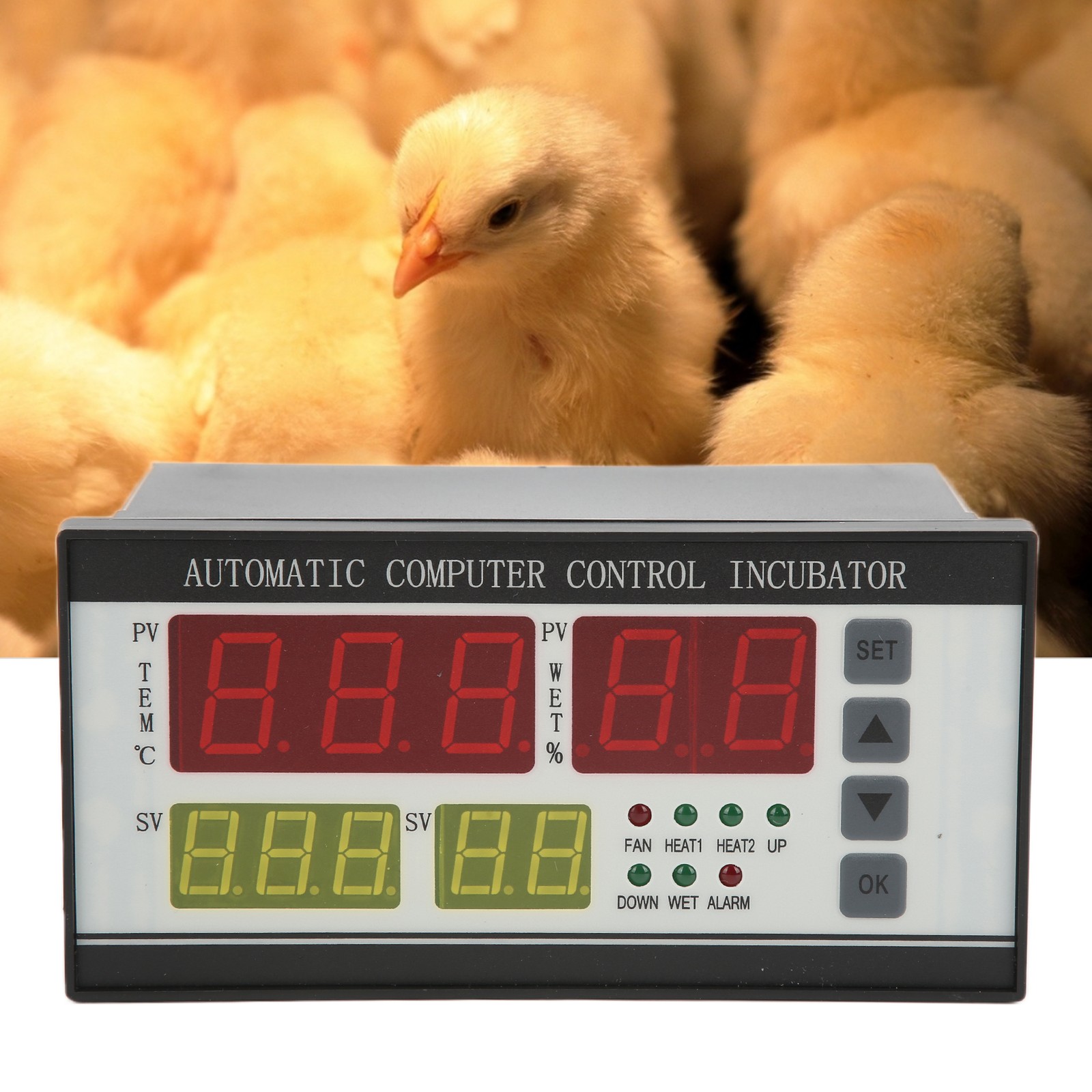 § 110V Egg Incubator Controller Thermostat Automatic Temperature Humidity