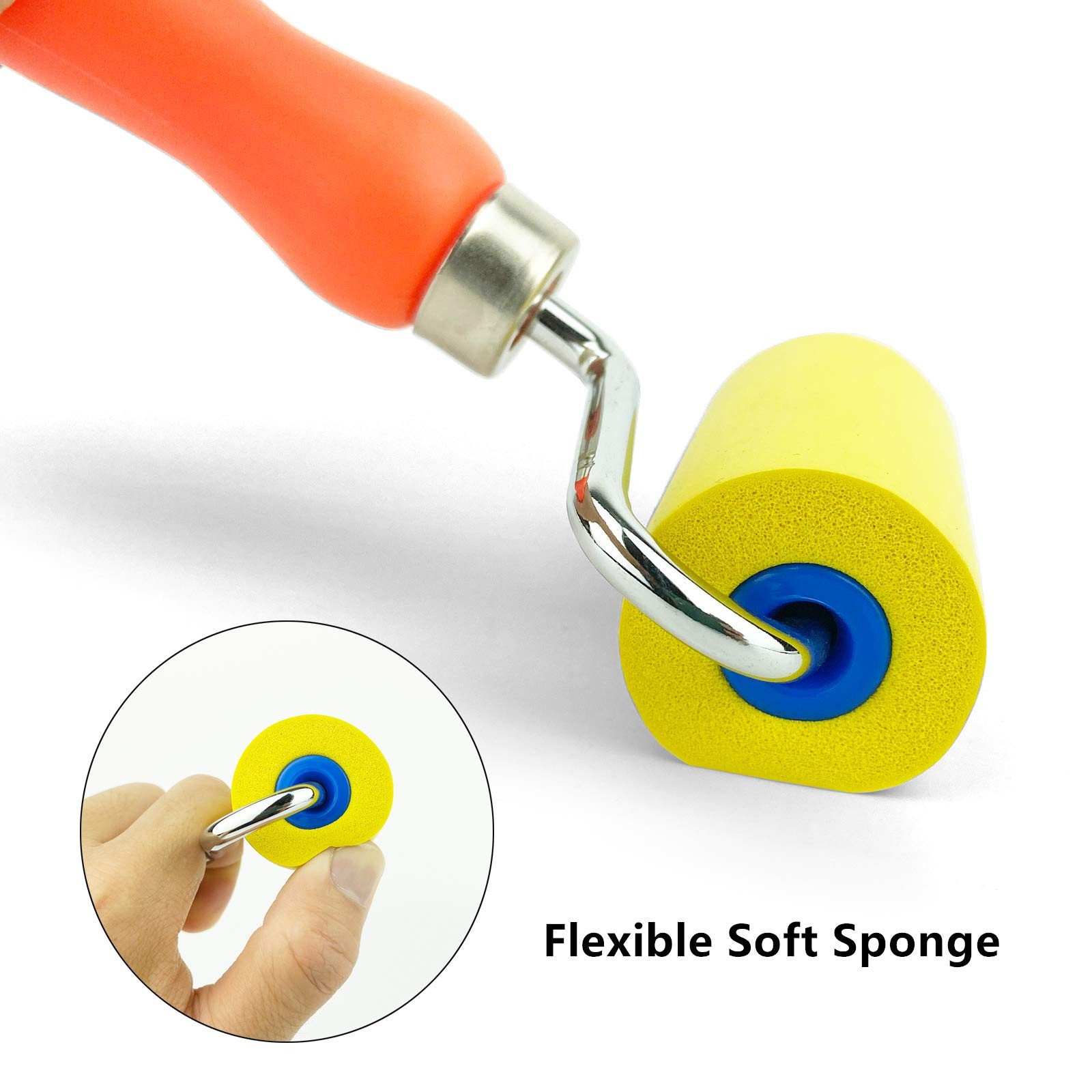 CARTINTS Soft Seam Roller Tool, Safely Install Wallpaper, Vinyl Sponge