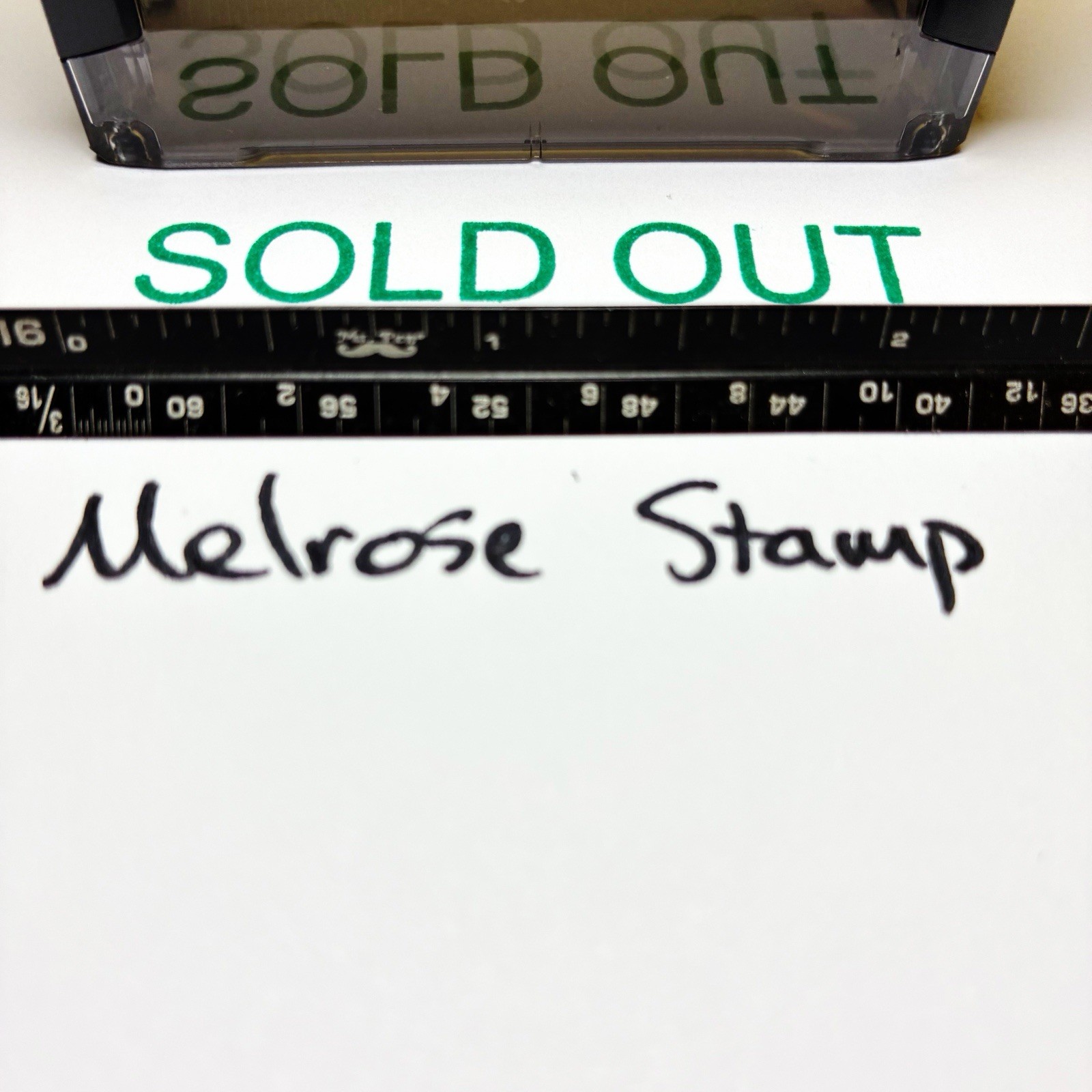 Sold Out Rubber Stamp Green Ink Self Inking Ideal 4913