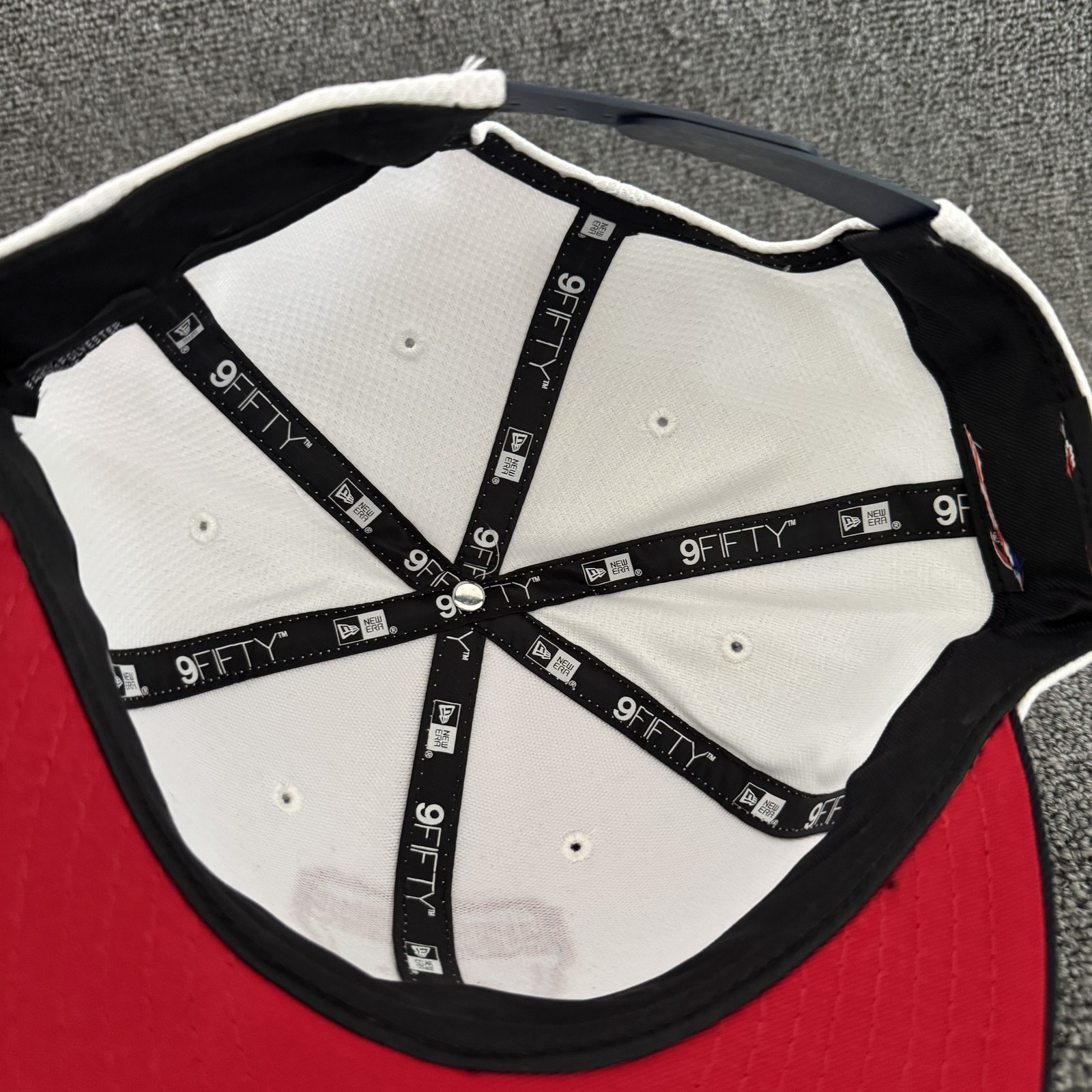 New Era Melbourne Demons 9FIFTY Snapback White Navy AFL Hat OS