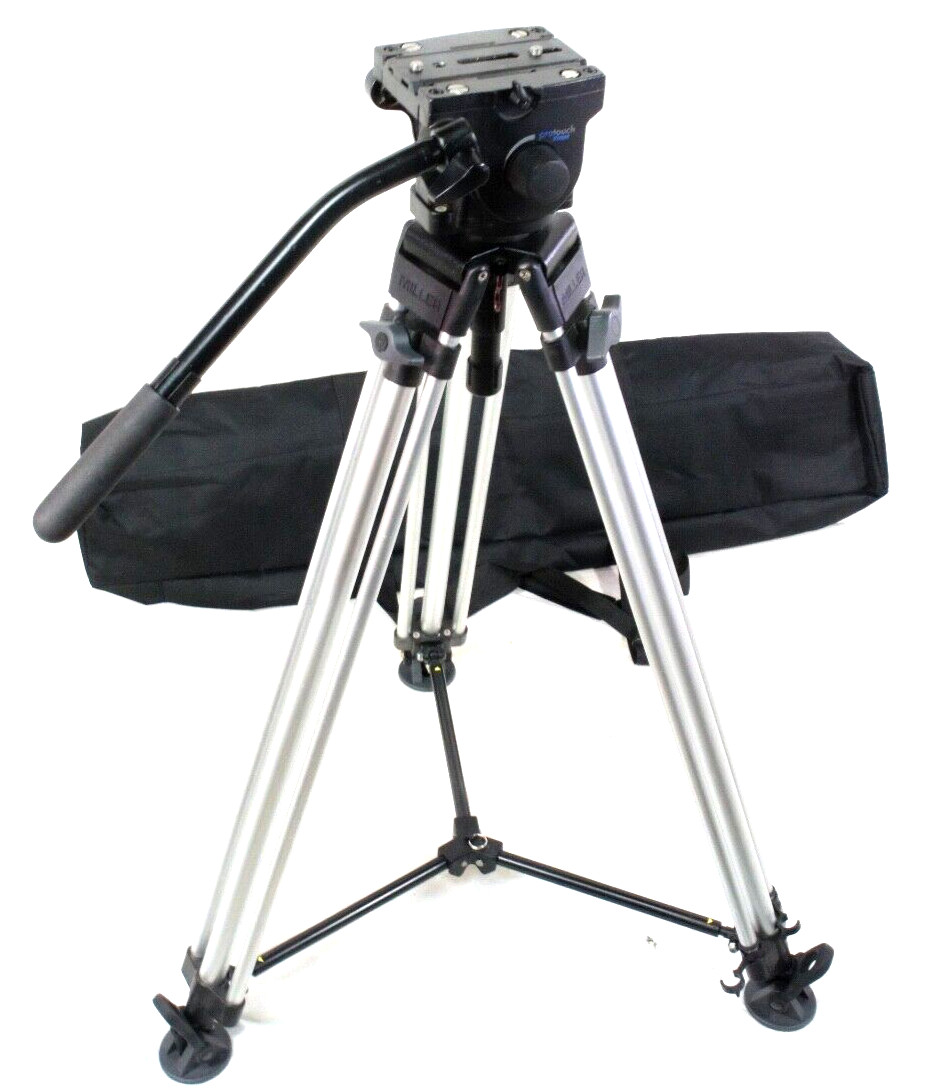 VINTEN VISION PRO 10 PANBAR PLATE KNOB MIDSPREDE DA TRIPOD 3FEET SERVICED 22Lb🔥