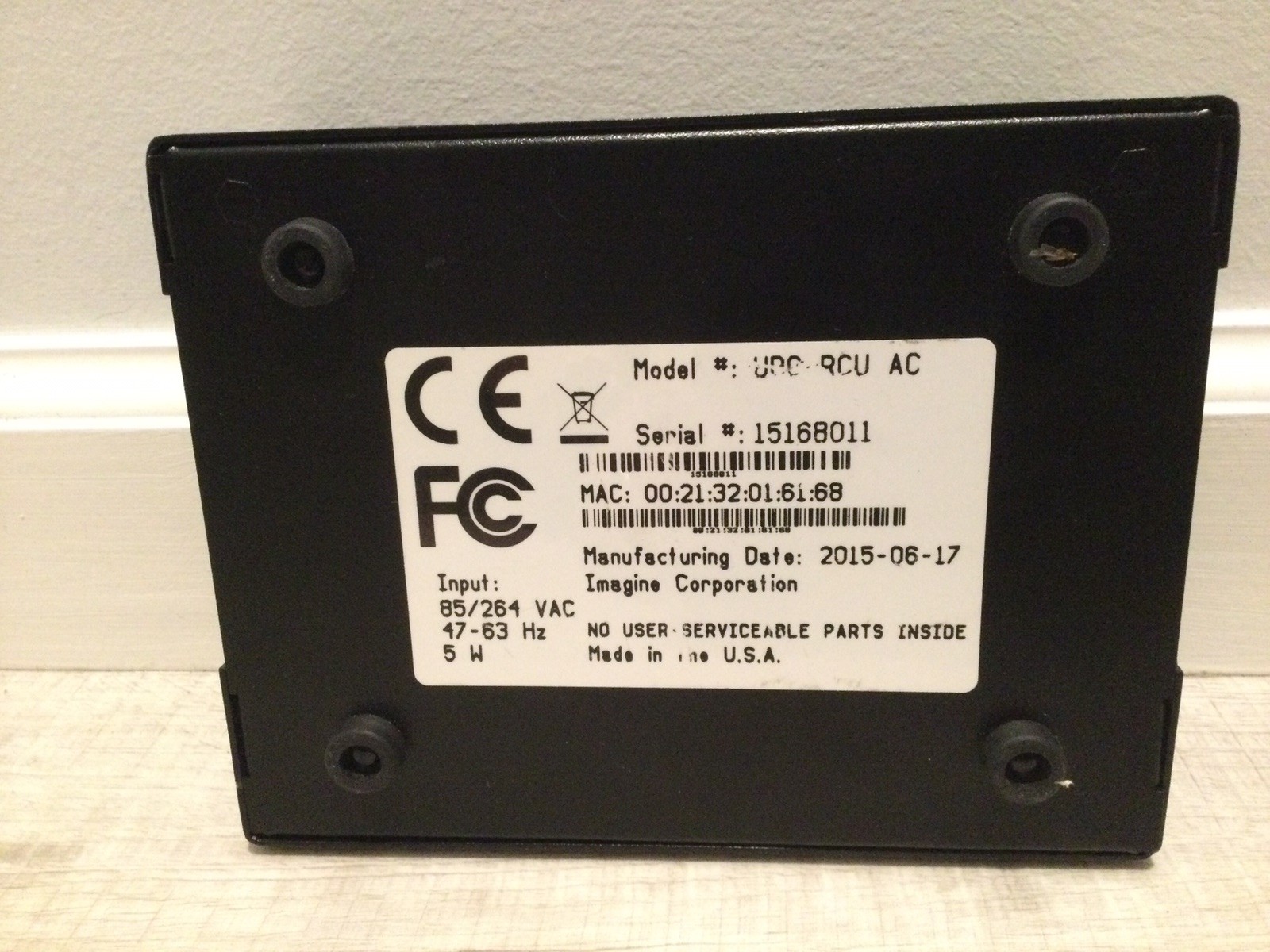 Imagine Communications UDC-RCU Remote Control Unit, Powers On