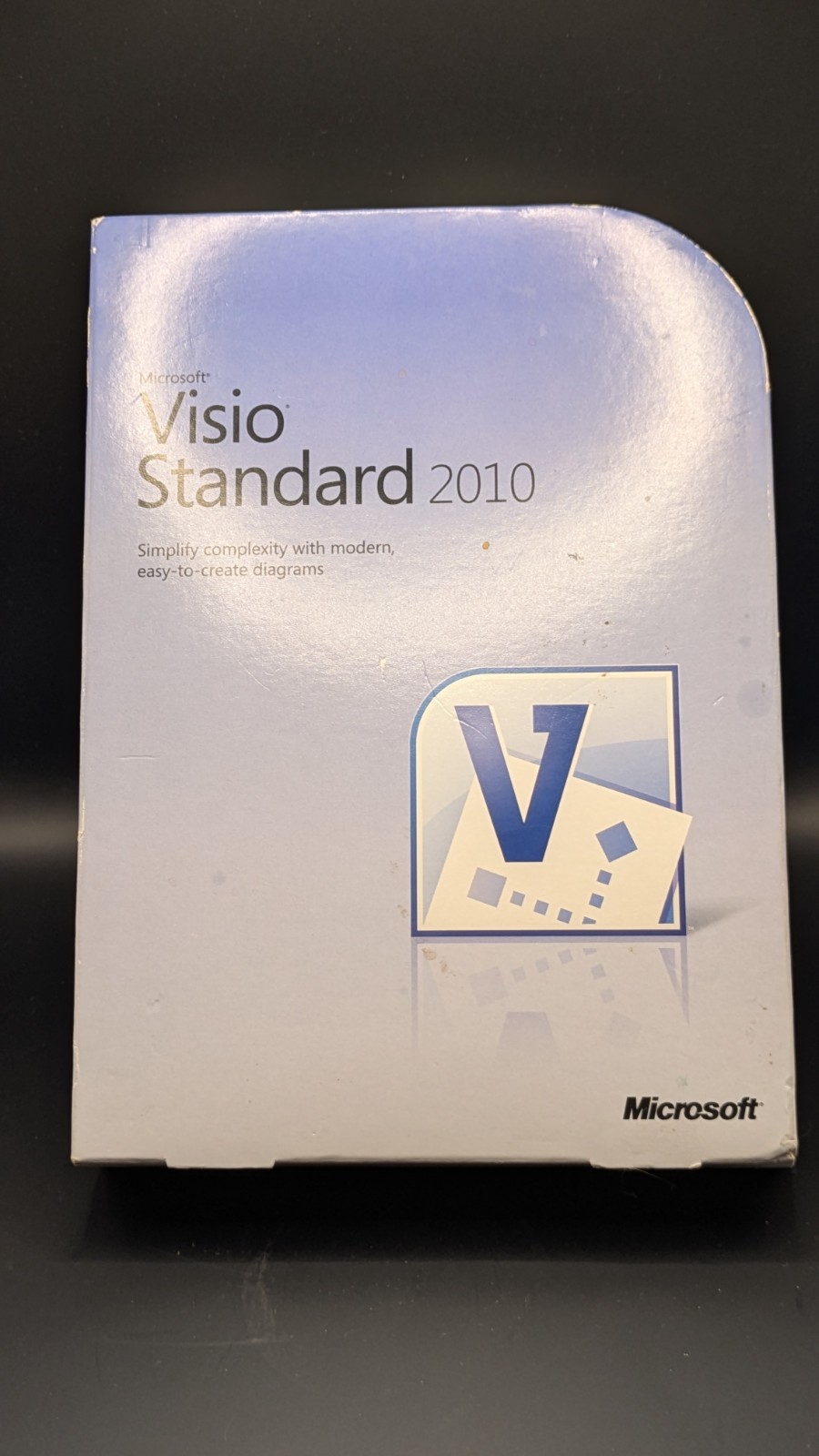 Microsoft Visio Standard 2010 Used Product Key Code Disc DVD Original Packaging