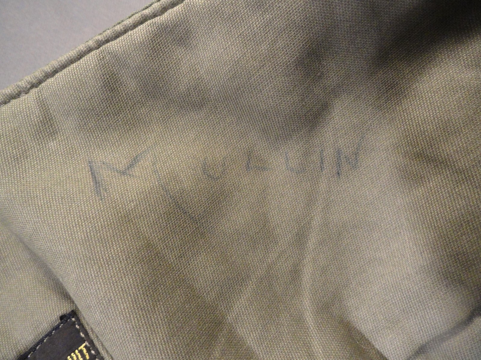 VINTAGE USN NAVY WINTER FLYING SUIT EXTREME COLD WEATHER OLIVE GREEN PANTS 36L