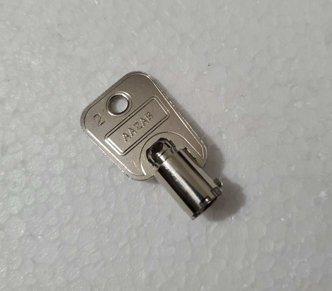 Snack soda drink vending machine key #AA2AB fits barrel tubular style locks