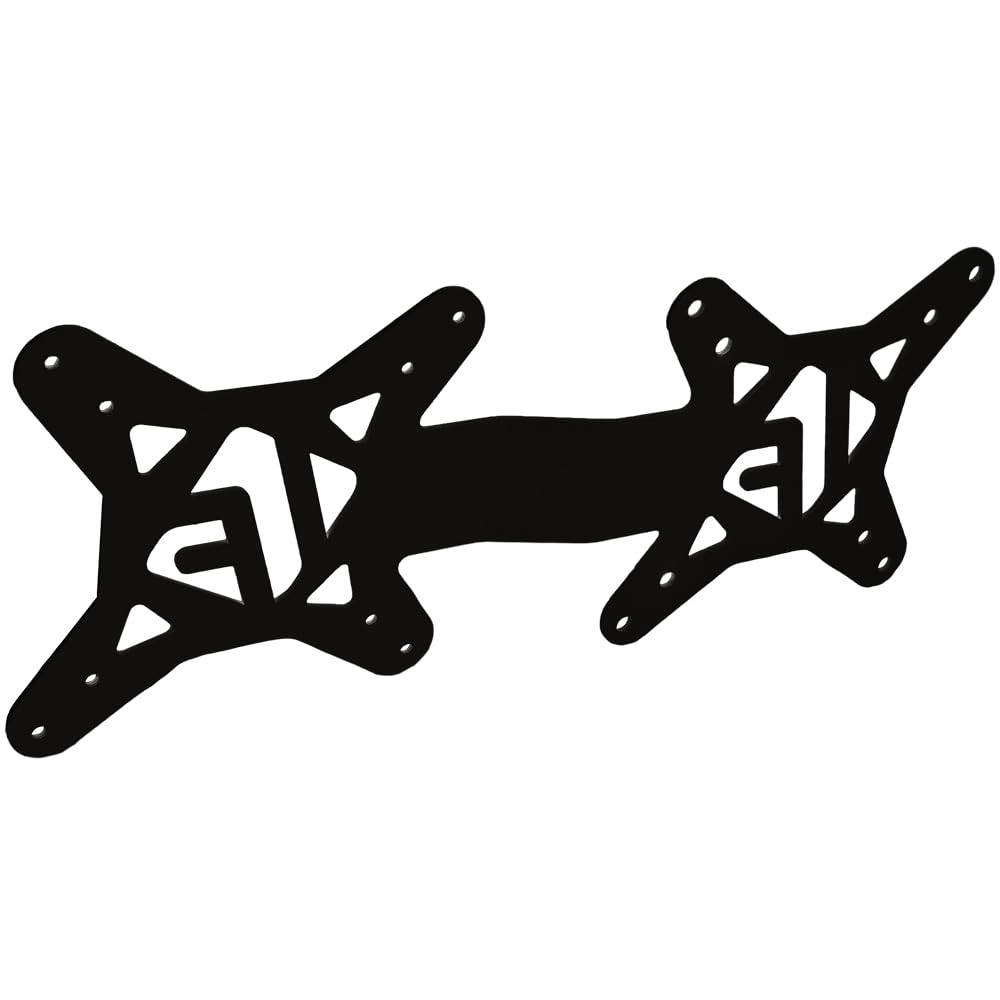 Black Metal VESA Mount Adapter Extender Plate Mini PC Bracket For Intel NUC