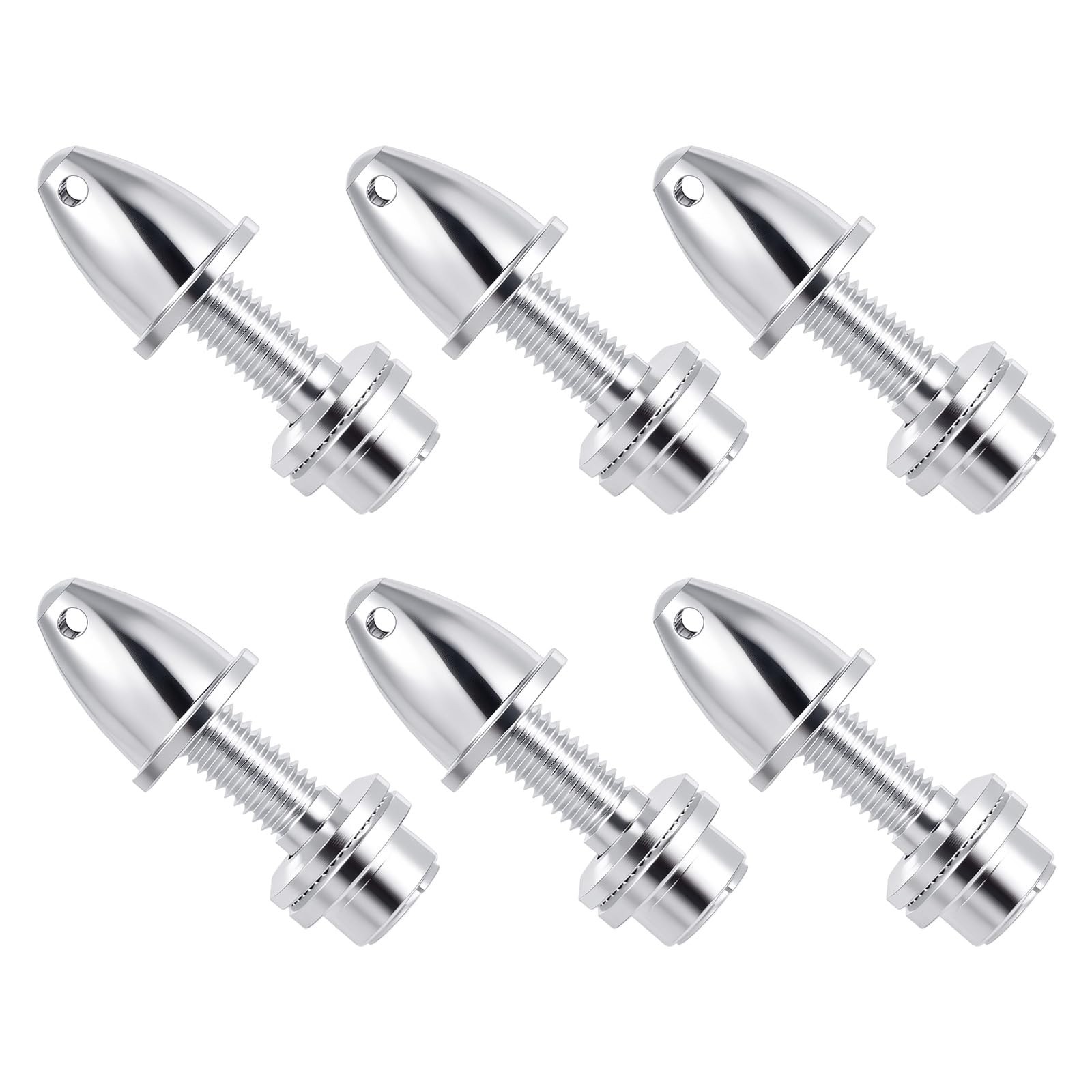 ZOWZEA 6 Pack RC Propeller Adapter, 5mm Motor Shaft Aperture to 8mm 5 x