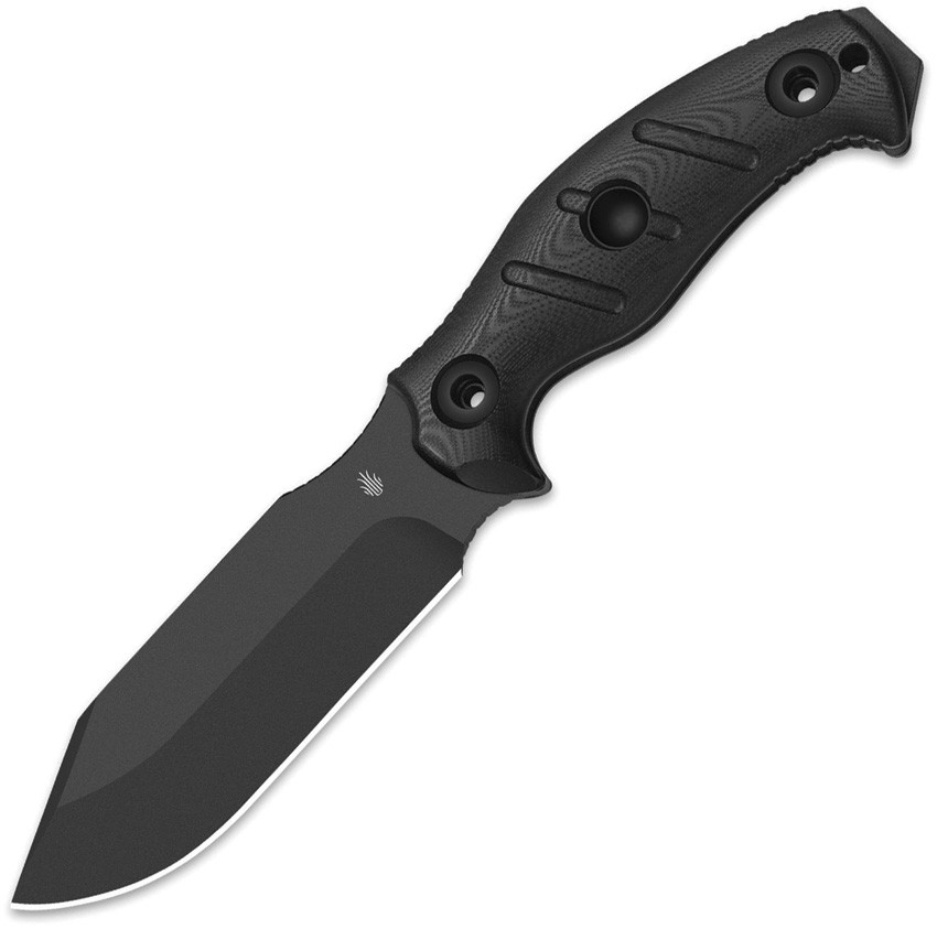 Kizer Cutlery Sheepdog Survival Black G10 1095 Fixed Blade Knife 1105A3