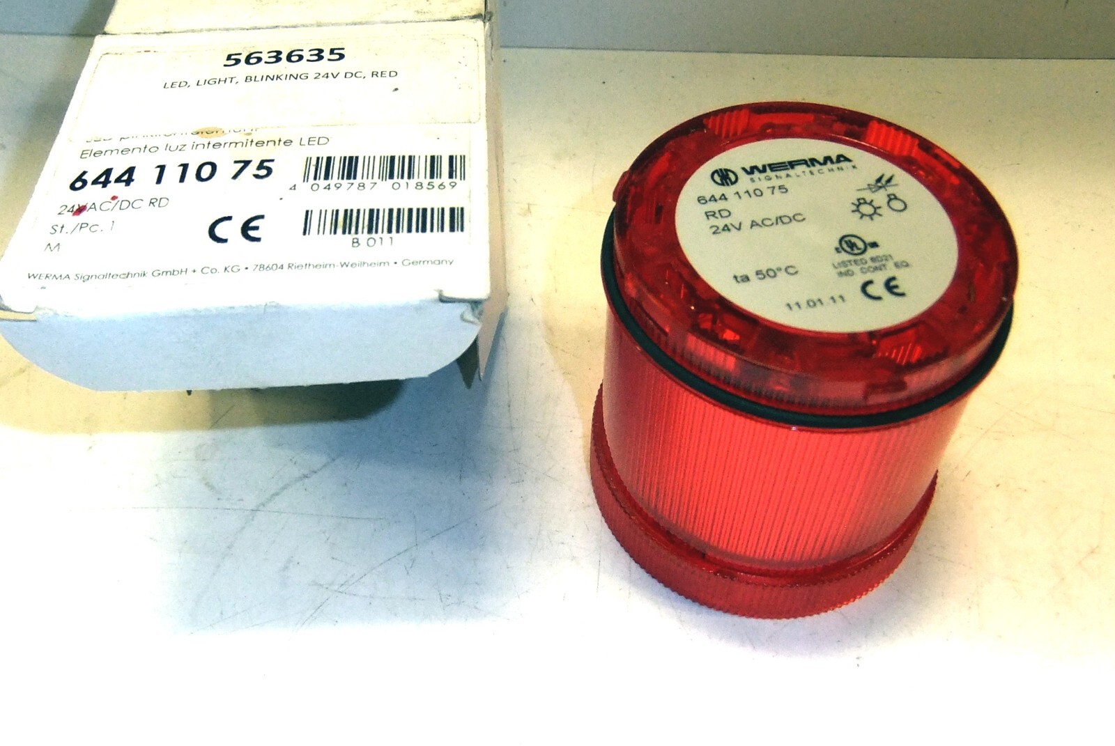 Werma Signaltechnik 644 110 75 LED Blinking Stack Light
