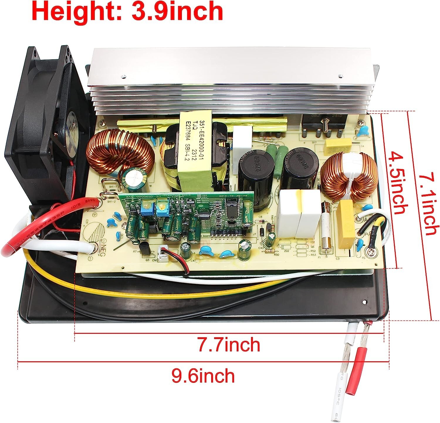 RV WF-8955-MBA 55 Amp DC Main Board Assembly Replacement Unit