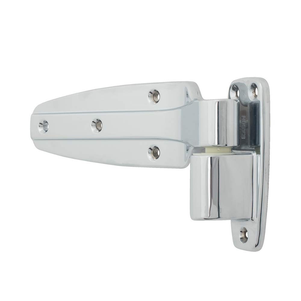 Kason 1245 Reversible Cam-Rise Hinge - Flush Polished Chrome - 11245000028