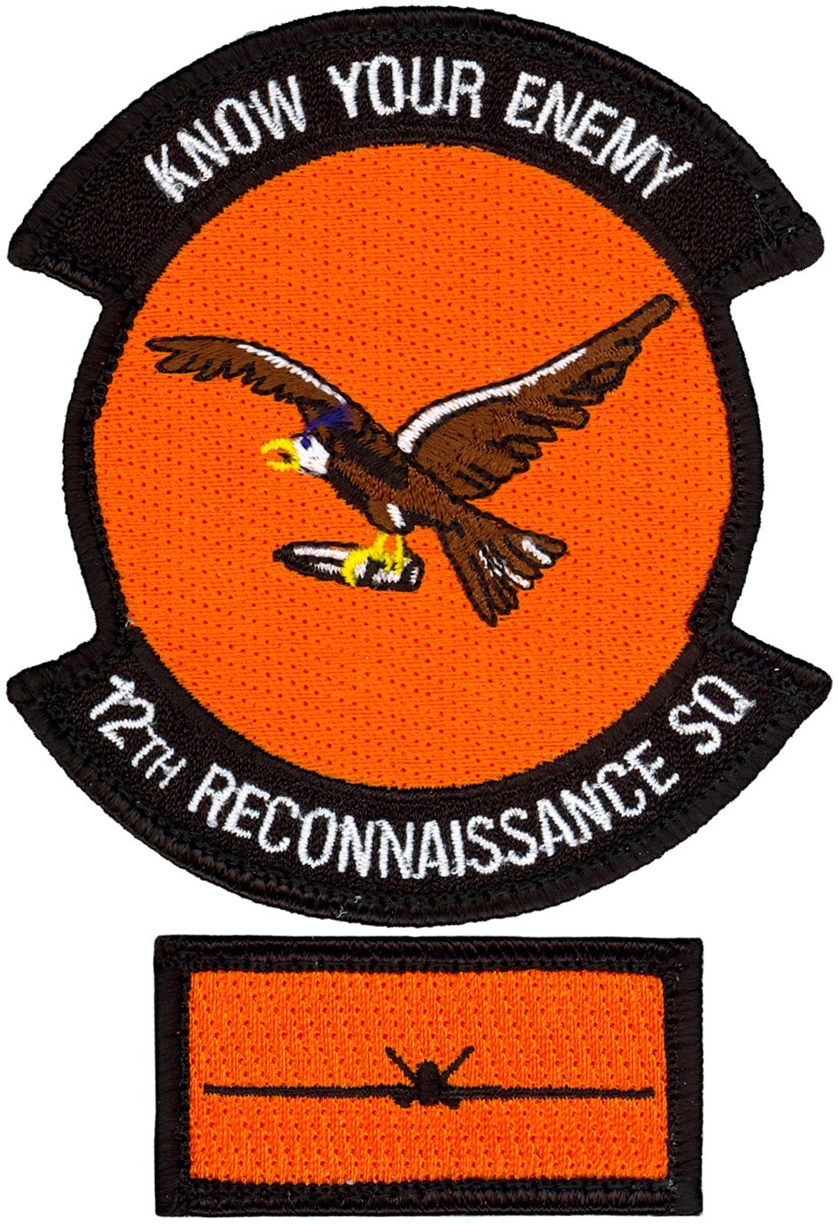 USAF 12th RECONNAISSANCE SQUADRON PATCH - W/ POCKET TAB