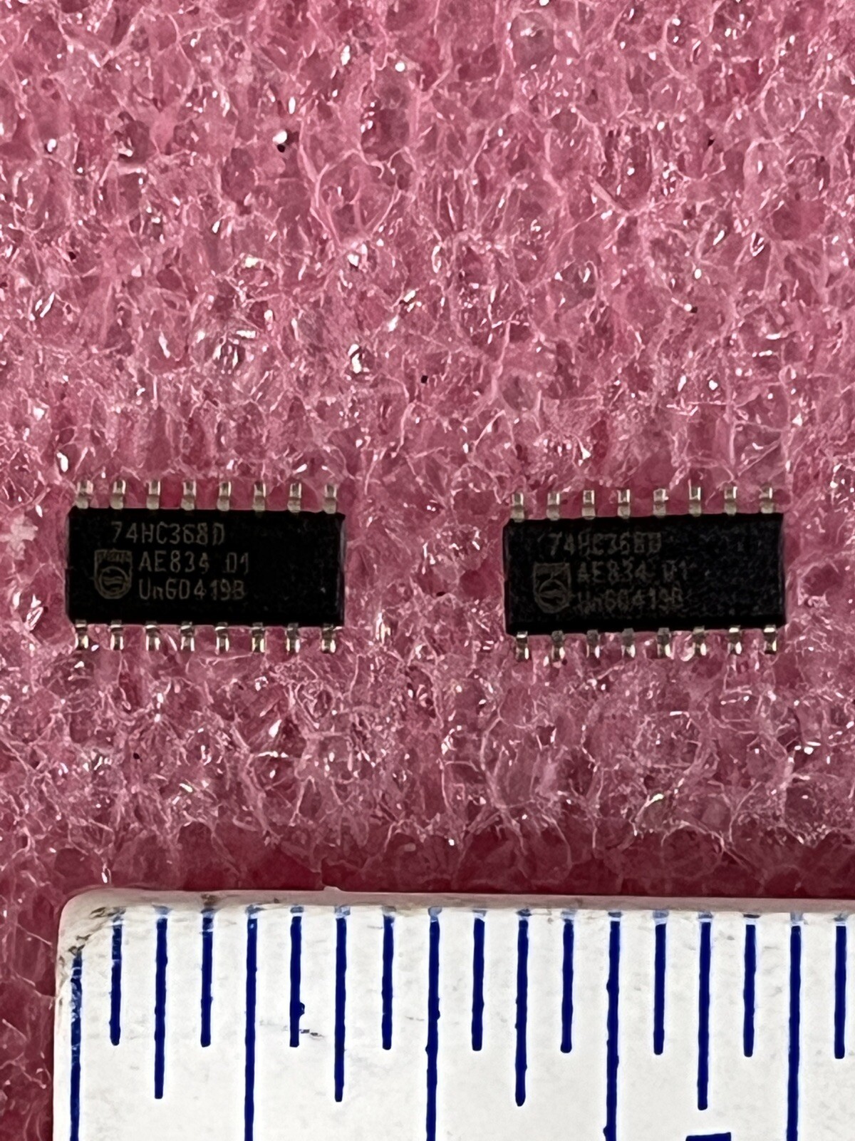 74HC368D IC BUFFER LINE DRIVER 6 CH INVERTING 16 PIN SO PHILIPS (LOT OF 2)