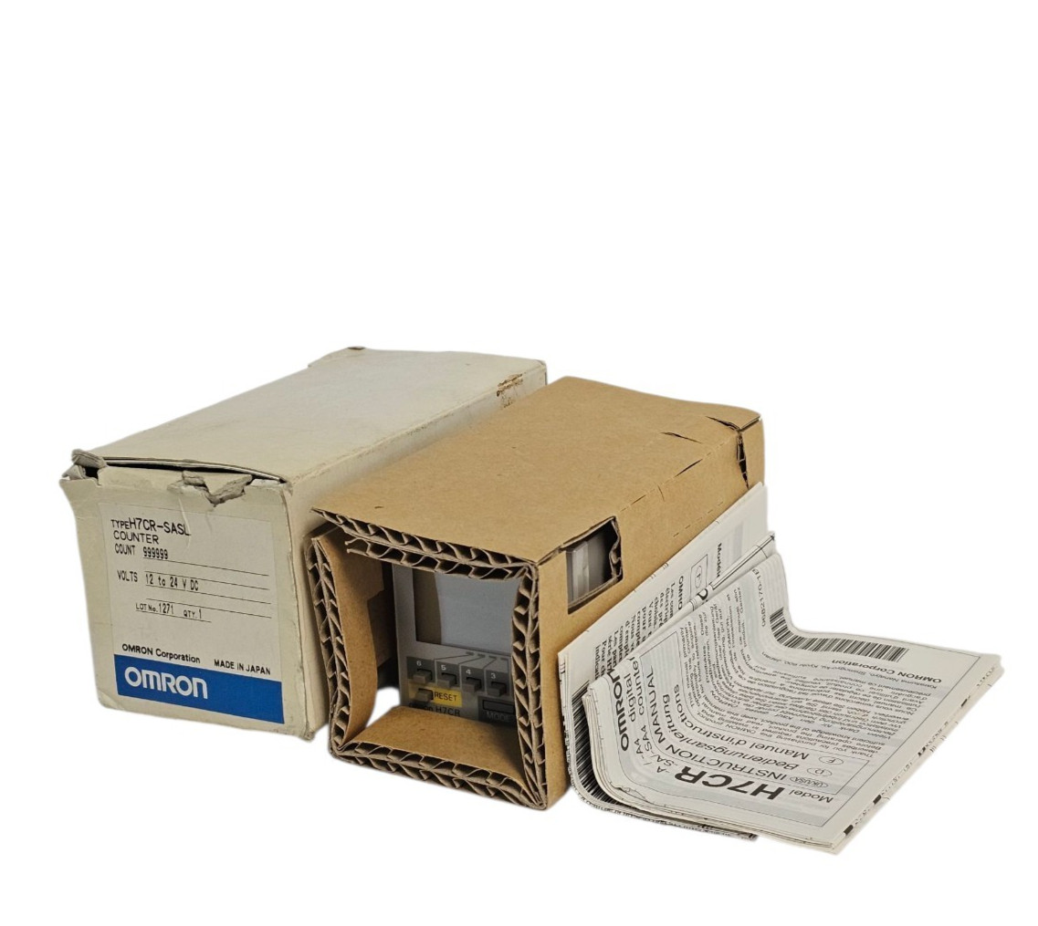 NIB OMRON H7CR-SASL DIGITAL COUNTER H7CRSASL 12 TO 24V DC