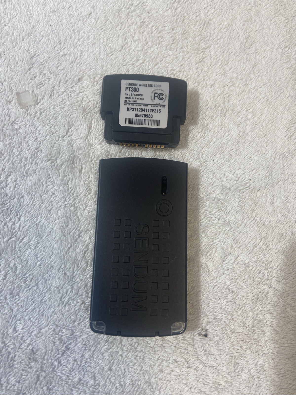 Sendum Wireless Corp PT300D Wireless Tracking Device Black