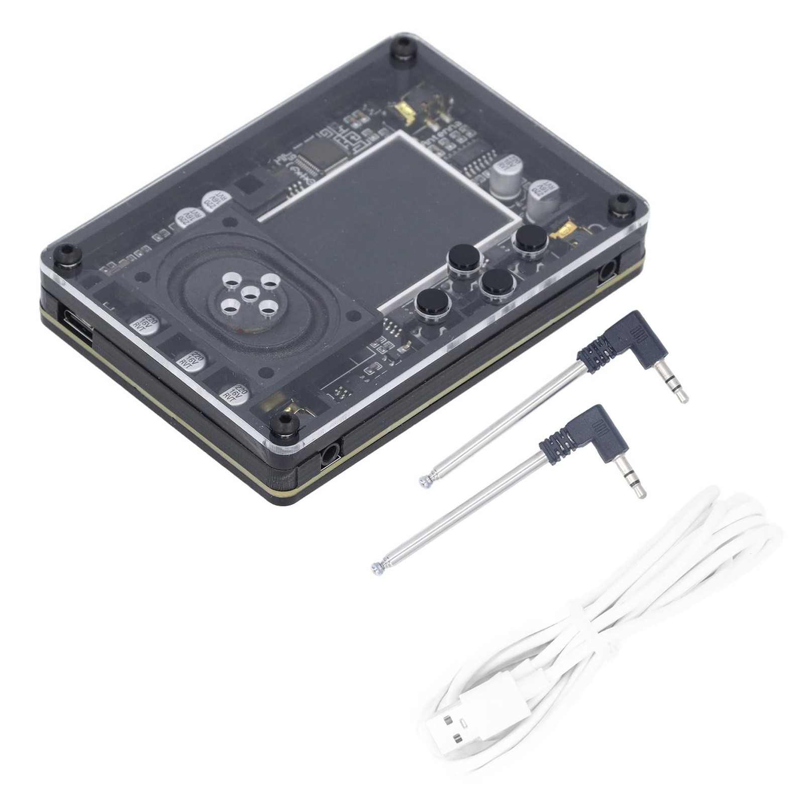 Mini Theremin Musical Electronic Creative Instrument OLED Color Screen Display