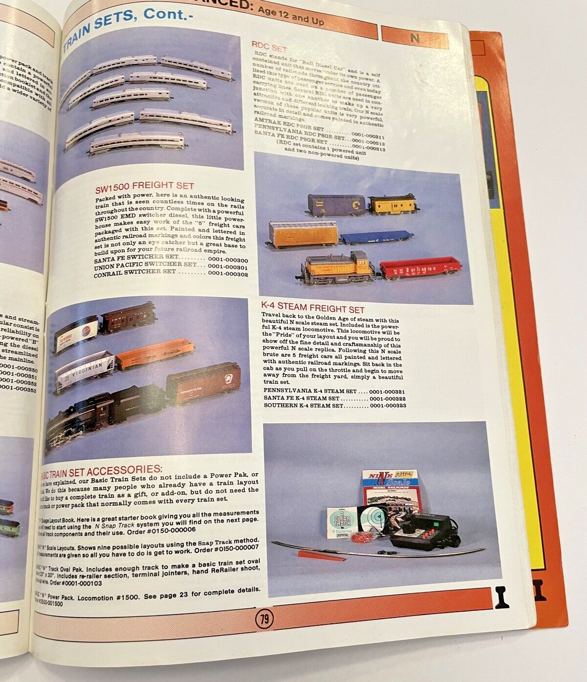 Catalog 1987 Trainalog Con-Cor Model Railroad Train Pricing 25th Anniversary