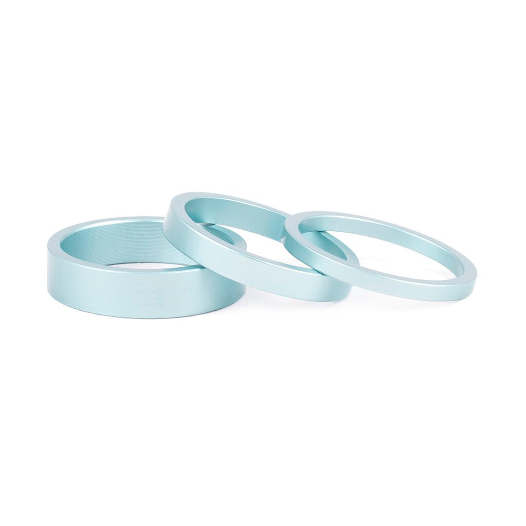 RANT HEADSET ALLOY SPACER KIT 1 1/8 SUBROSA CULT GT SE HARO SHADOW SKY BLUE NEW