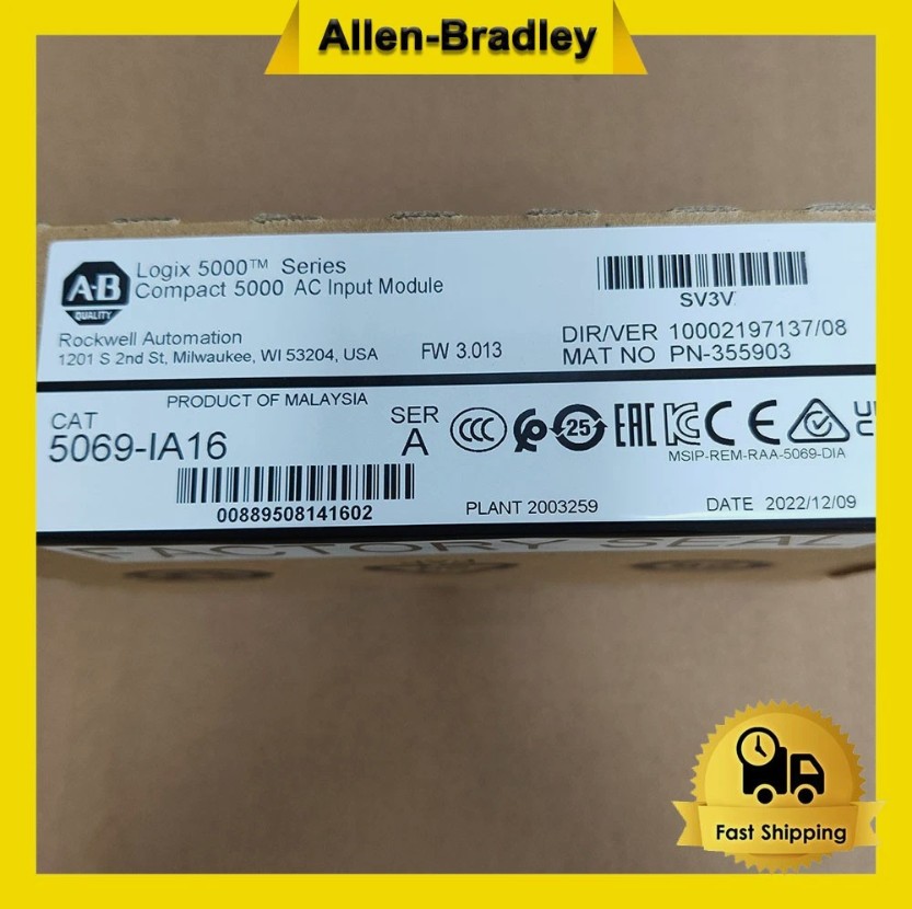 New AB 5069-IA16 New Factory Sealed 5069IA16 New in Box Free Shipping