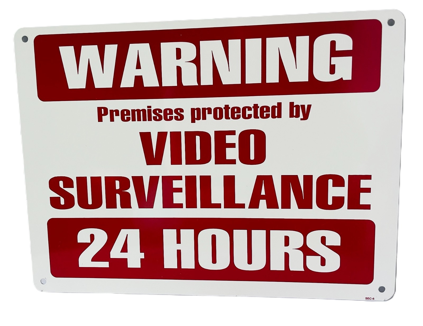 CCTV Sign Metal Warning Security Surveillance Camera Help Stop Crime 8" x 10 3/4