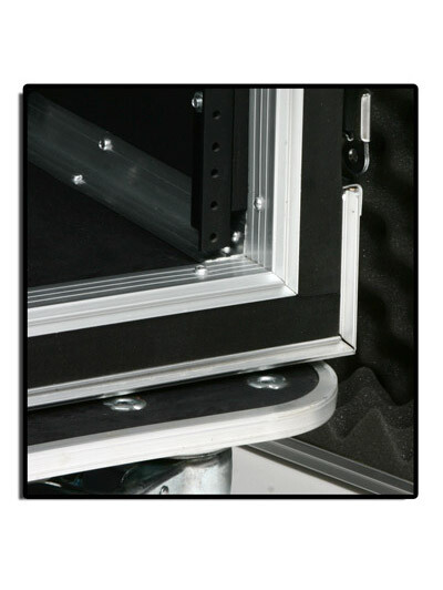 OSP 16-Space ATA Shock Mount Deep Amp Flight Rack Case w/ Table - SC16U-20SL