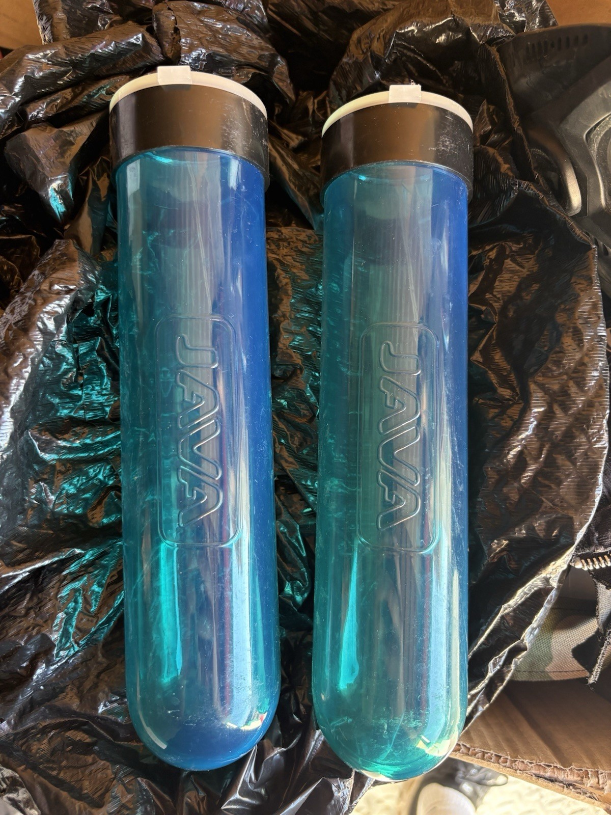 Dye 2 Blue Paintball Pods with Flip-Top Lids