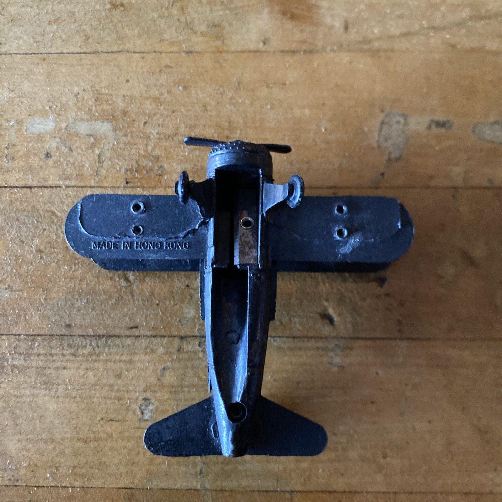 Biplane 2 level plane Cast metal Desktop Pencil Sharpener replicas