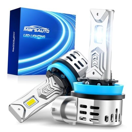 Fog Bulbs for Off-Road Use/H8/H9/H16 50000LM 1200% Powersports Bulbs with H11
