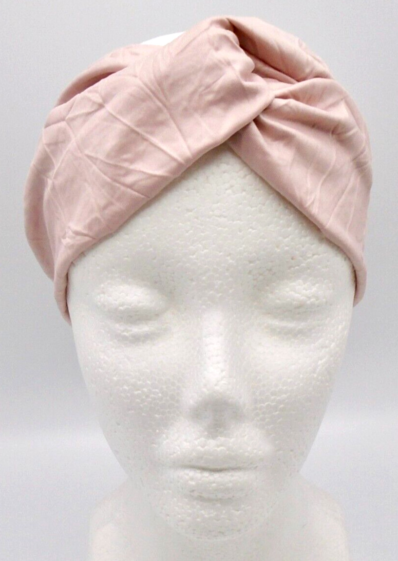 Nike Headband Twist Knot Adult Textured Pink Oxford/White