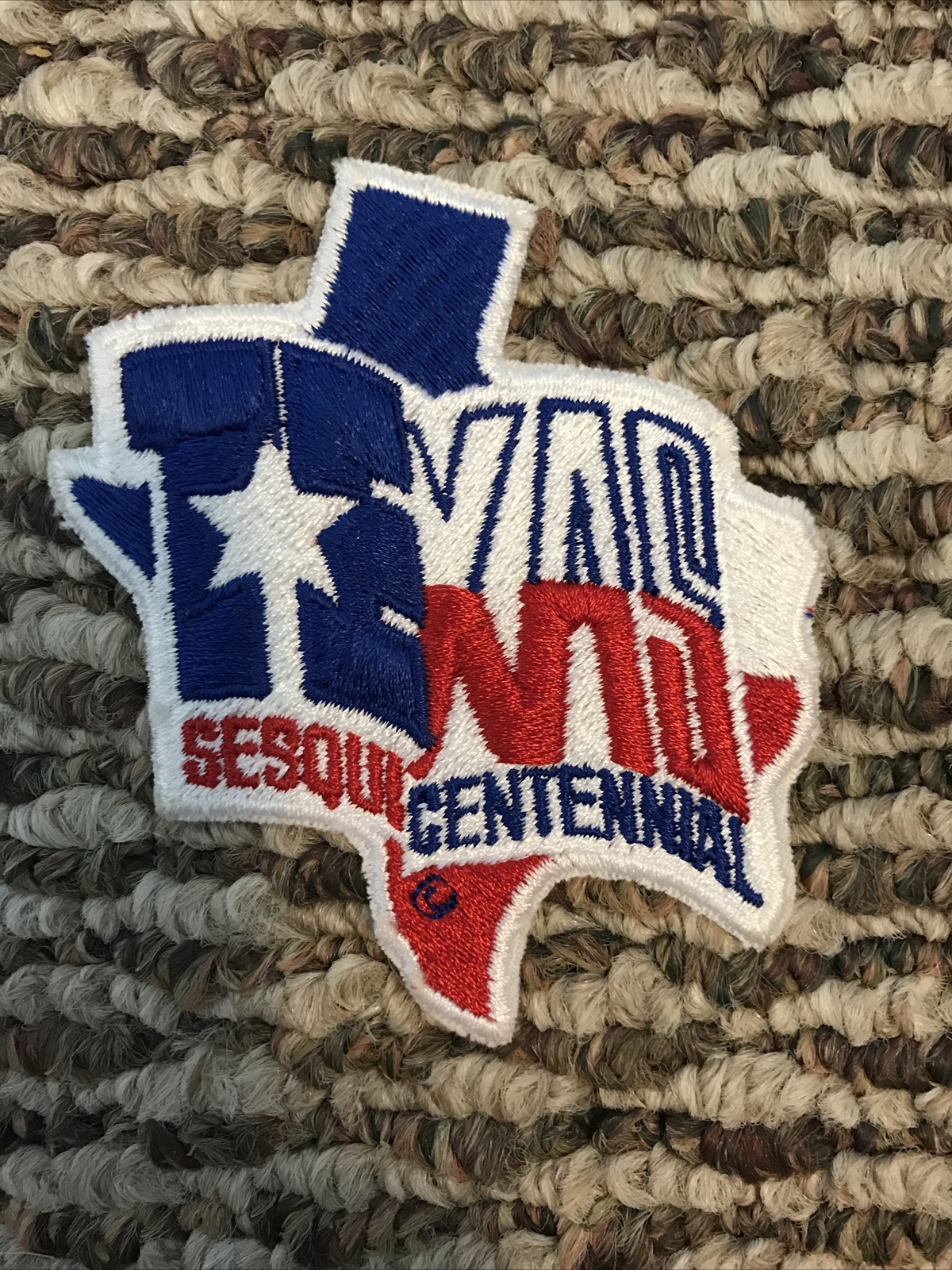 VINTAGE Texas Sesquicentennial 1836-1986 Patch NOS For Cap Hat Jacket