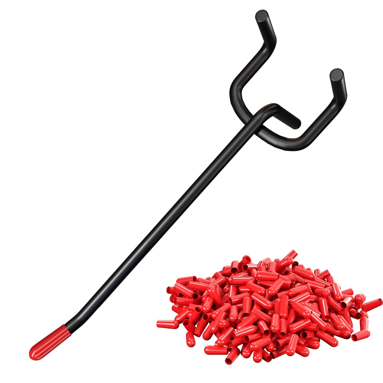 Pegboard Hooks for Hanging - Peg Board Organizer Accessories Fit New Metal Pe...
