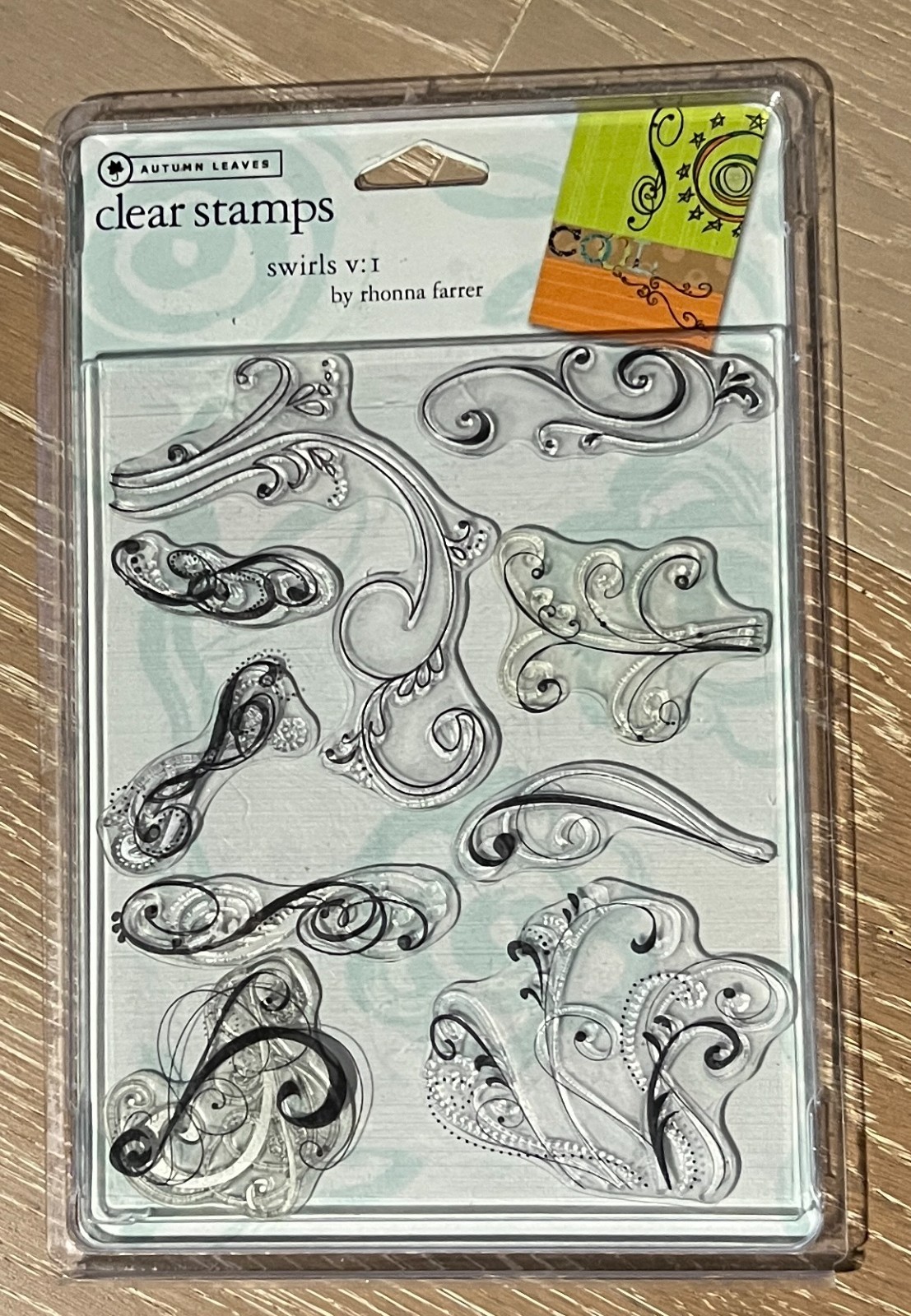 Rubber Clear Stamps for Card Making Scrapbook Autumn Leaves -New
