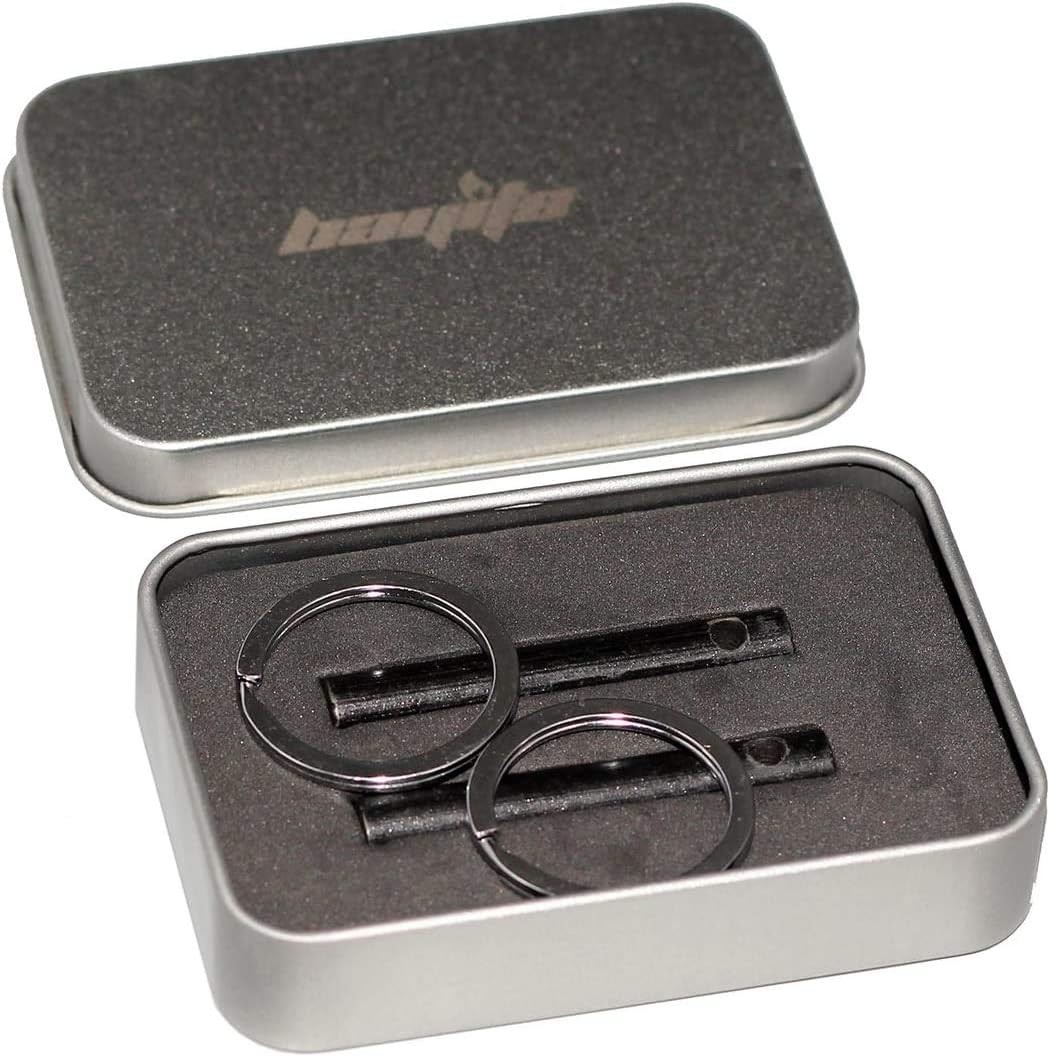 bayite Ferro Rod Fire Starter 2 Pack Keychain