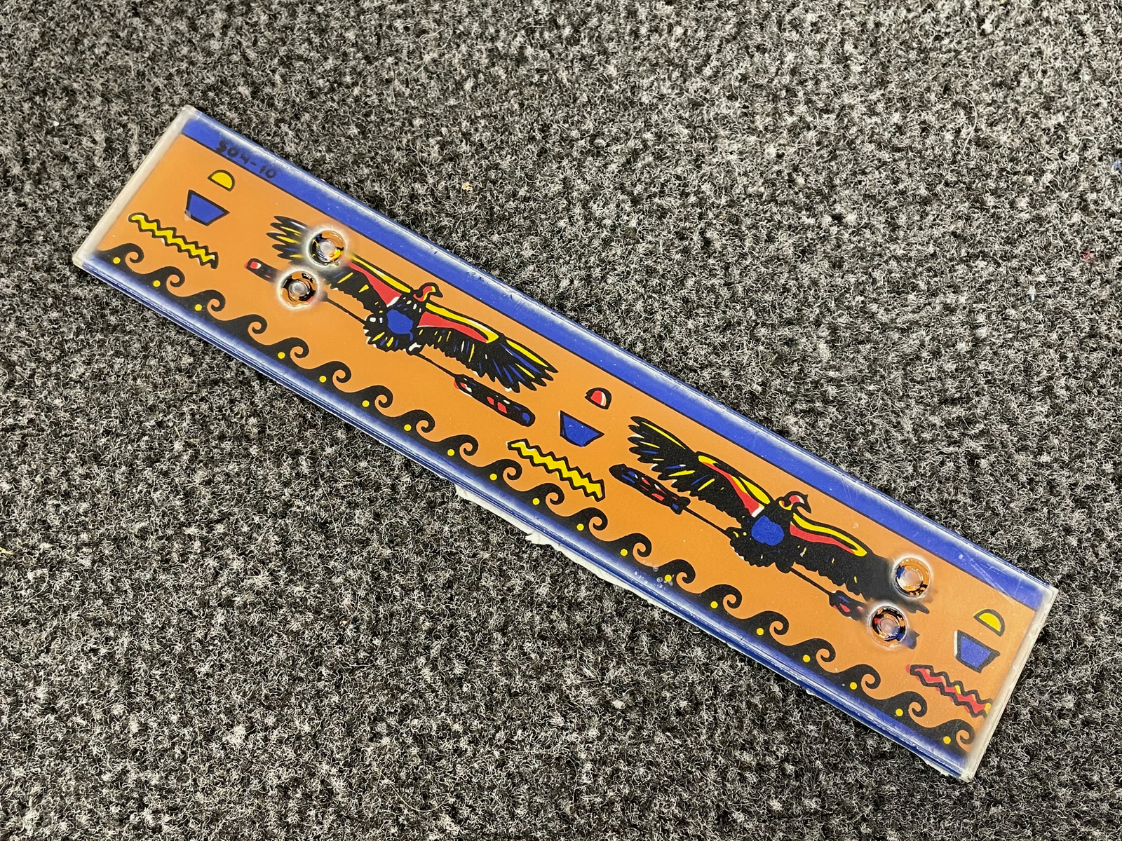 Williams Pharaoh Pinball Machine Playfield Plastic 504-10 NEW
