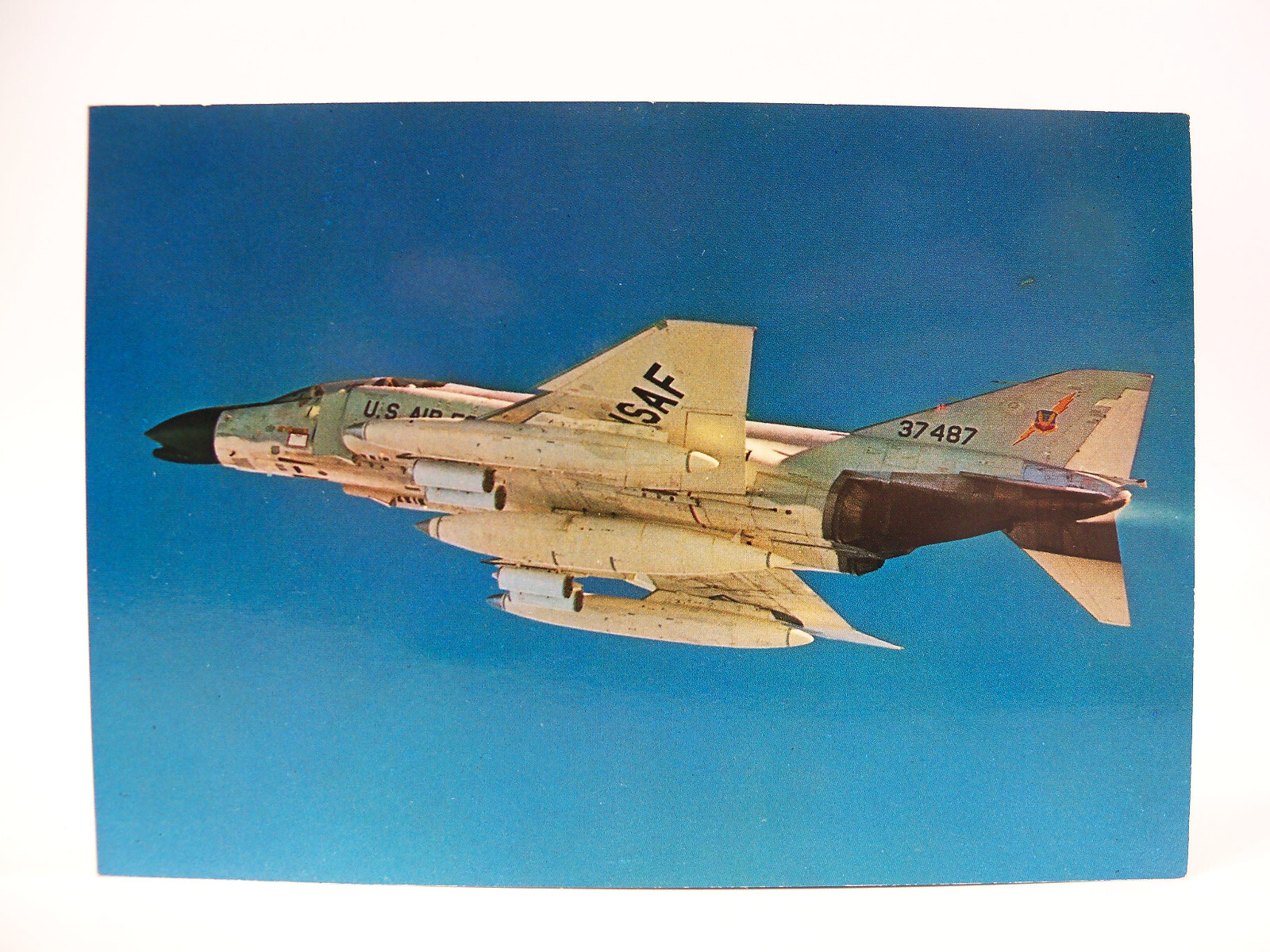 US Air Force USAF McDonnell/Douglas F-4 Phantom II Fighter Jet Postcard