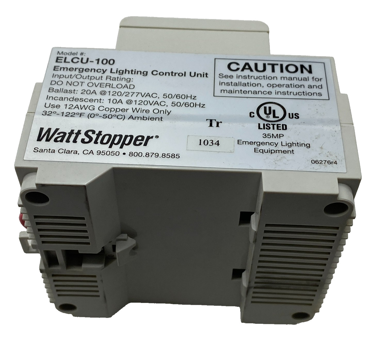 Watt Stopper ELCU-100 Emergency Lighting Control Unit 120/277VAC 50/60HZ