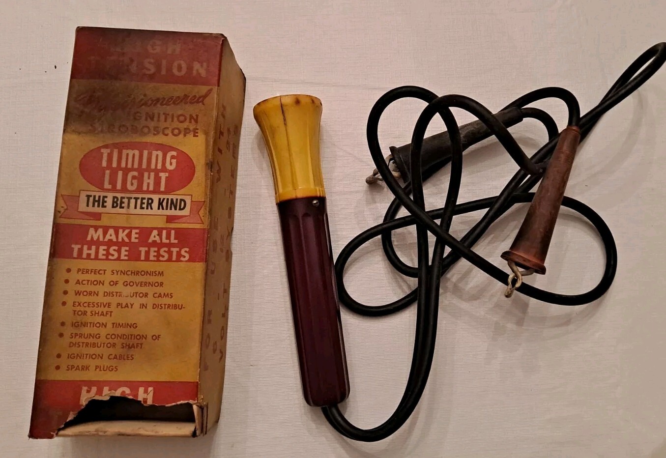 VINTAGE EDELMANN STROBE TIMING LIGHT Mod T-112, Circ. 1960