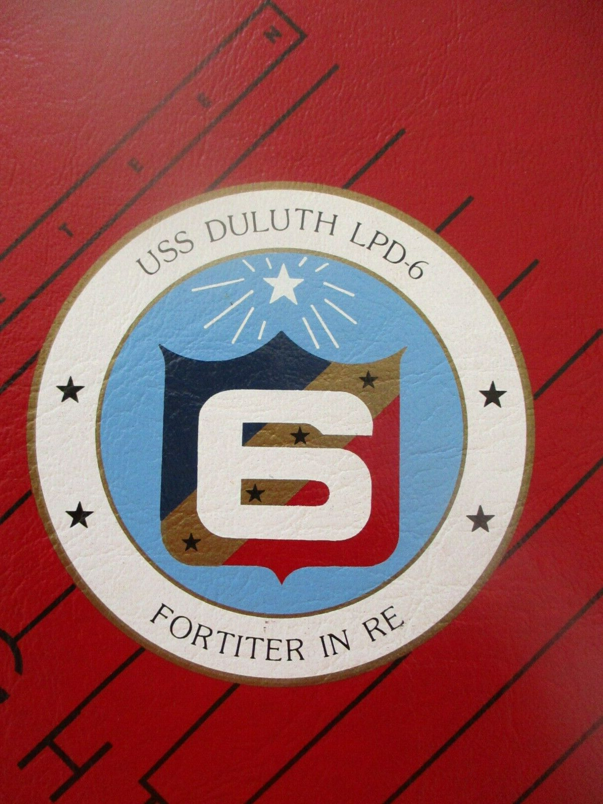 US Navy USS Duluth LPD-6 1987 WESTPAC Deployment Cruise Book