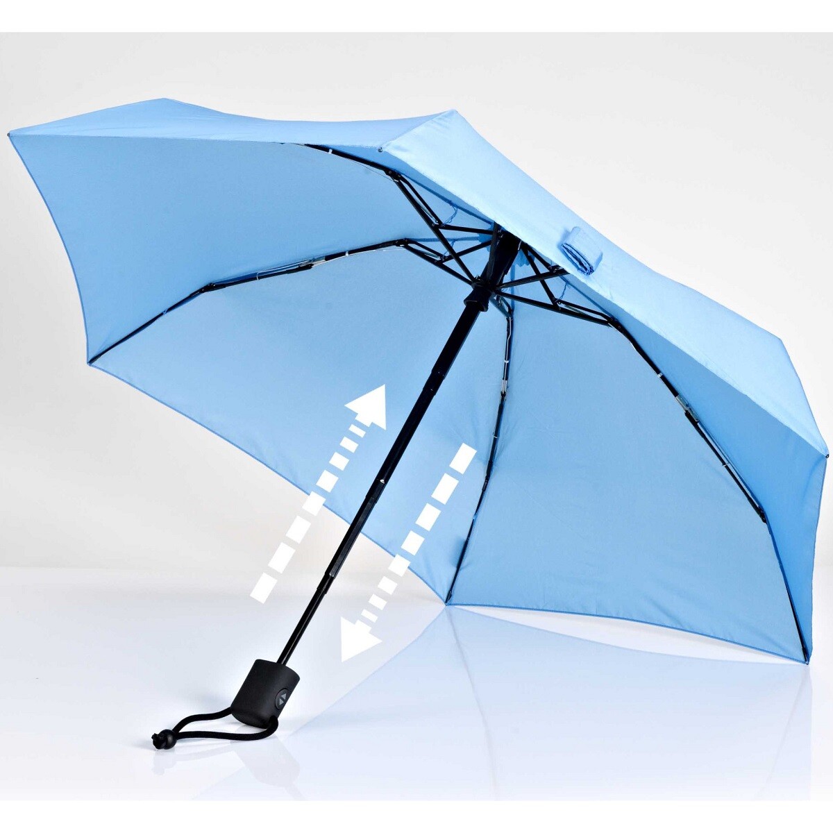 EuroSCHIRM Dainty Automatic Umbrella (Ice Blue) Lightweight Trekking Pocket