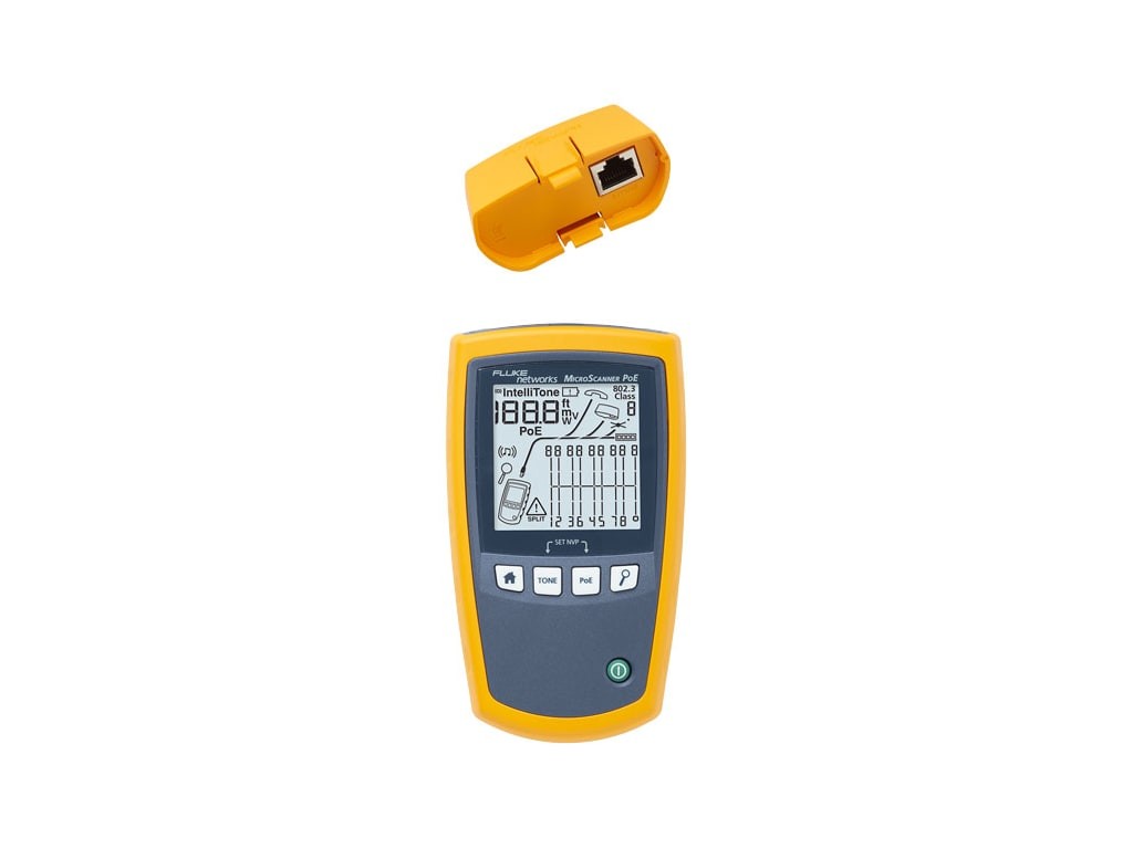 Fluke Networks MS-POE - MicroScanner PoE Cable Verifier