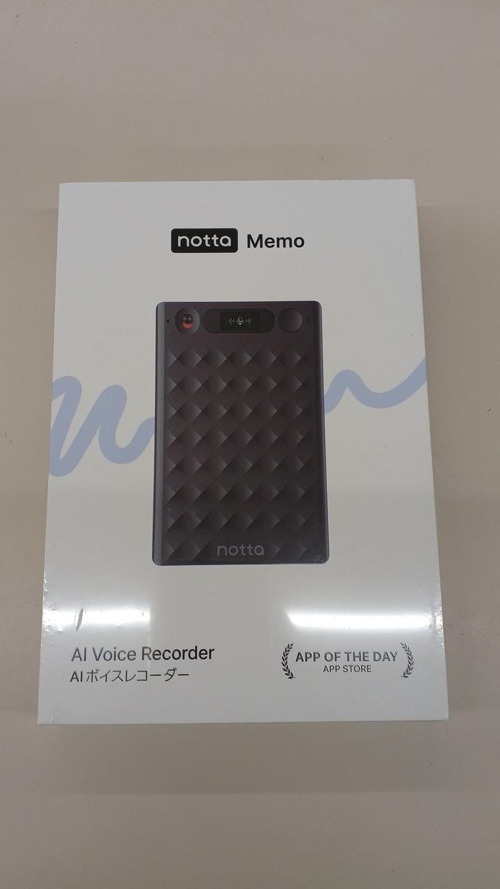 Notta Memo AI Voice Recorder with Automatic Transcription - Used, Working