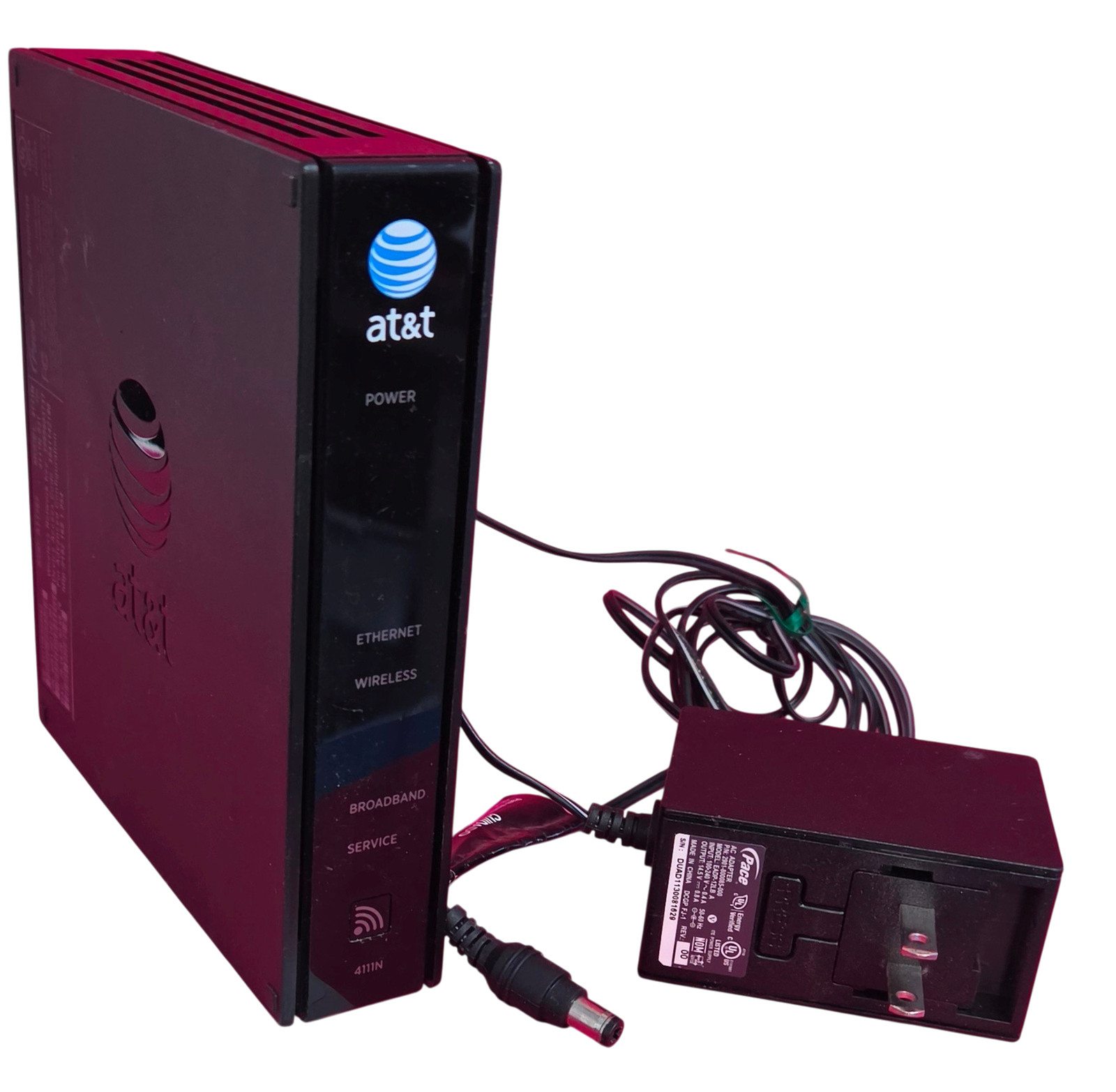 AT&T Pace 4111N-031 ADSL Modem Wireless Router Combo 40 Mbps 802.11n