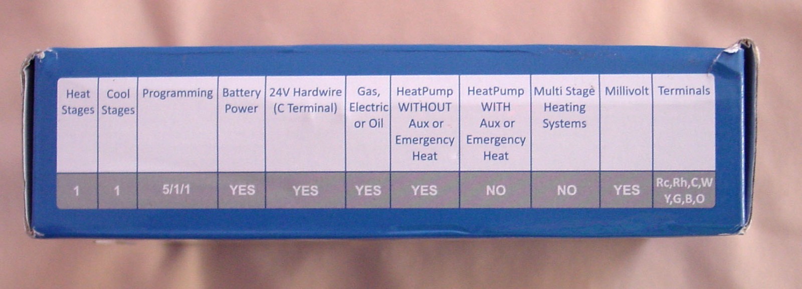 New Programmable 605 Thermostat for Home Conventional Single-Stage Systems
