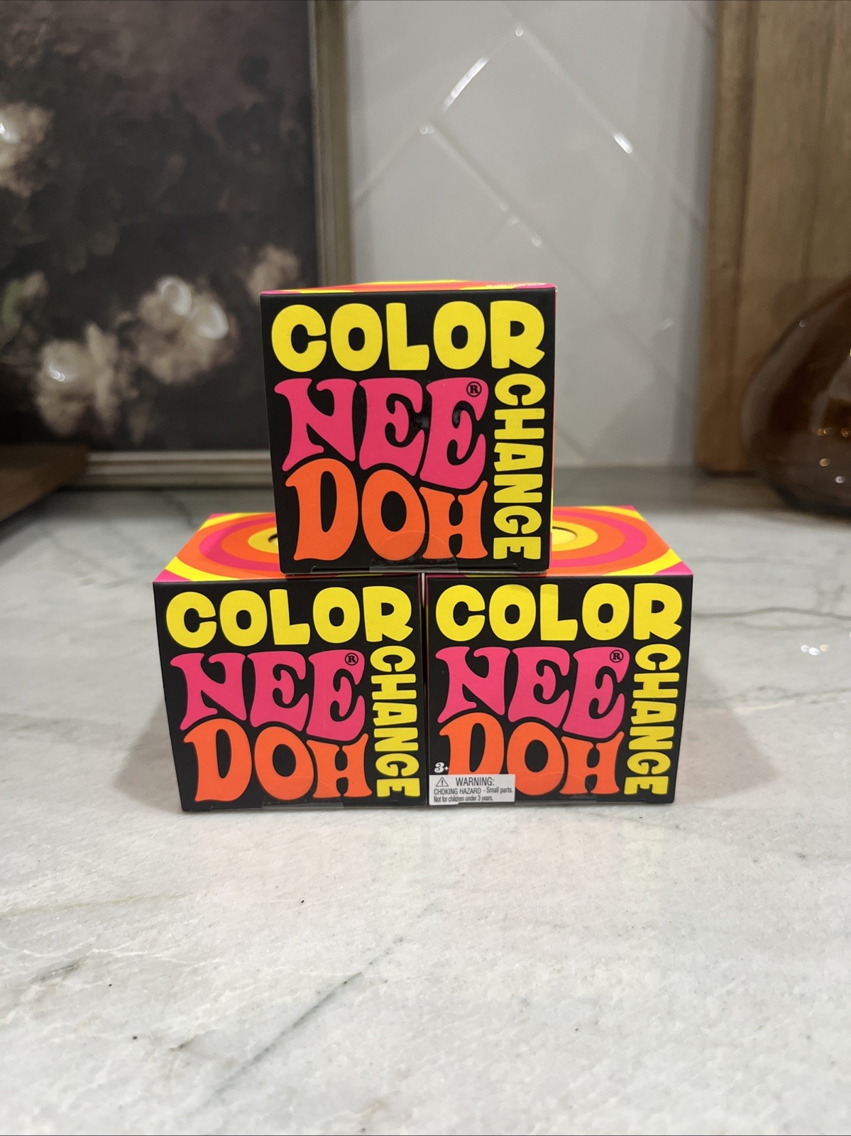 Nee Doh Color Changing Stress Ball 3-Pack