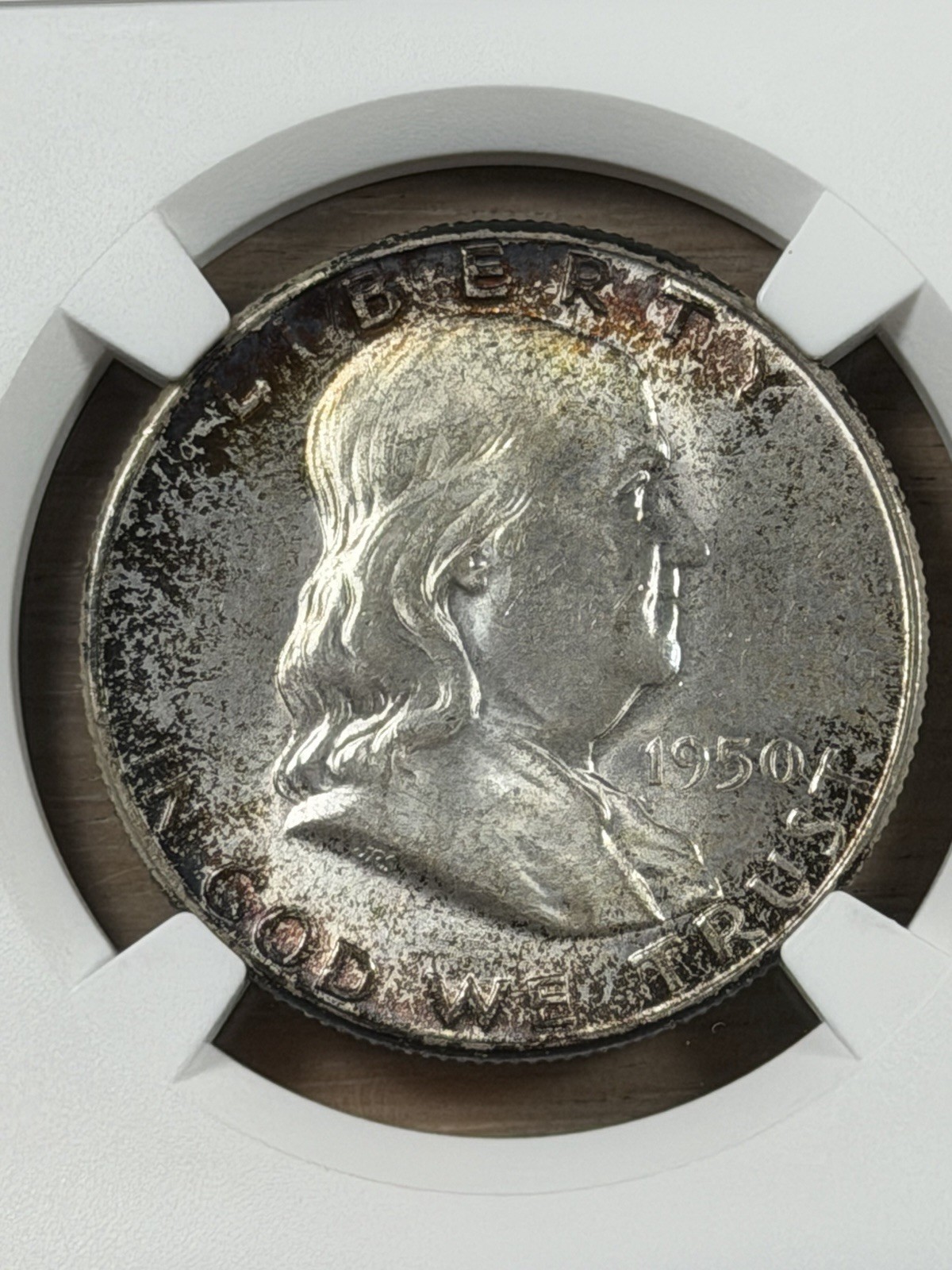 1950 Franklin Half Dollar MS 65 FBL